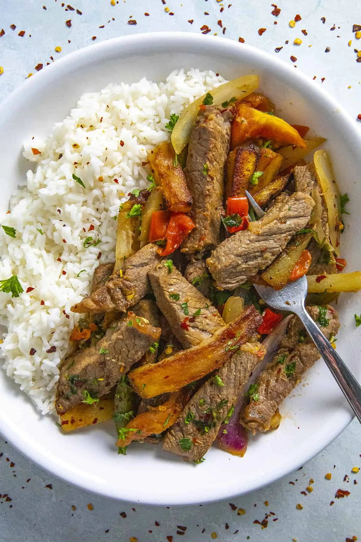 Lomo Saltado Peruvian Stir Fry