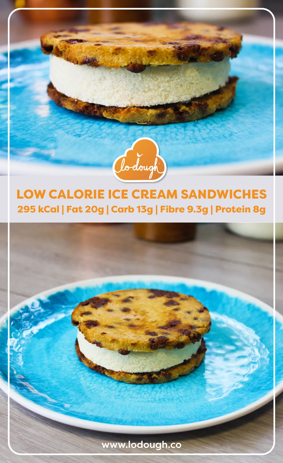 Low Calorie Ice Cream Sandwiches