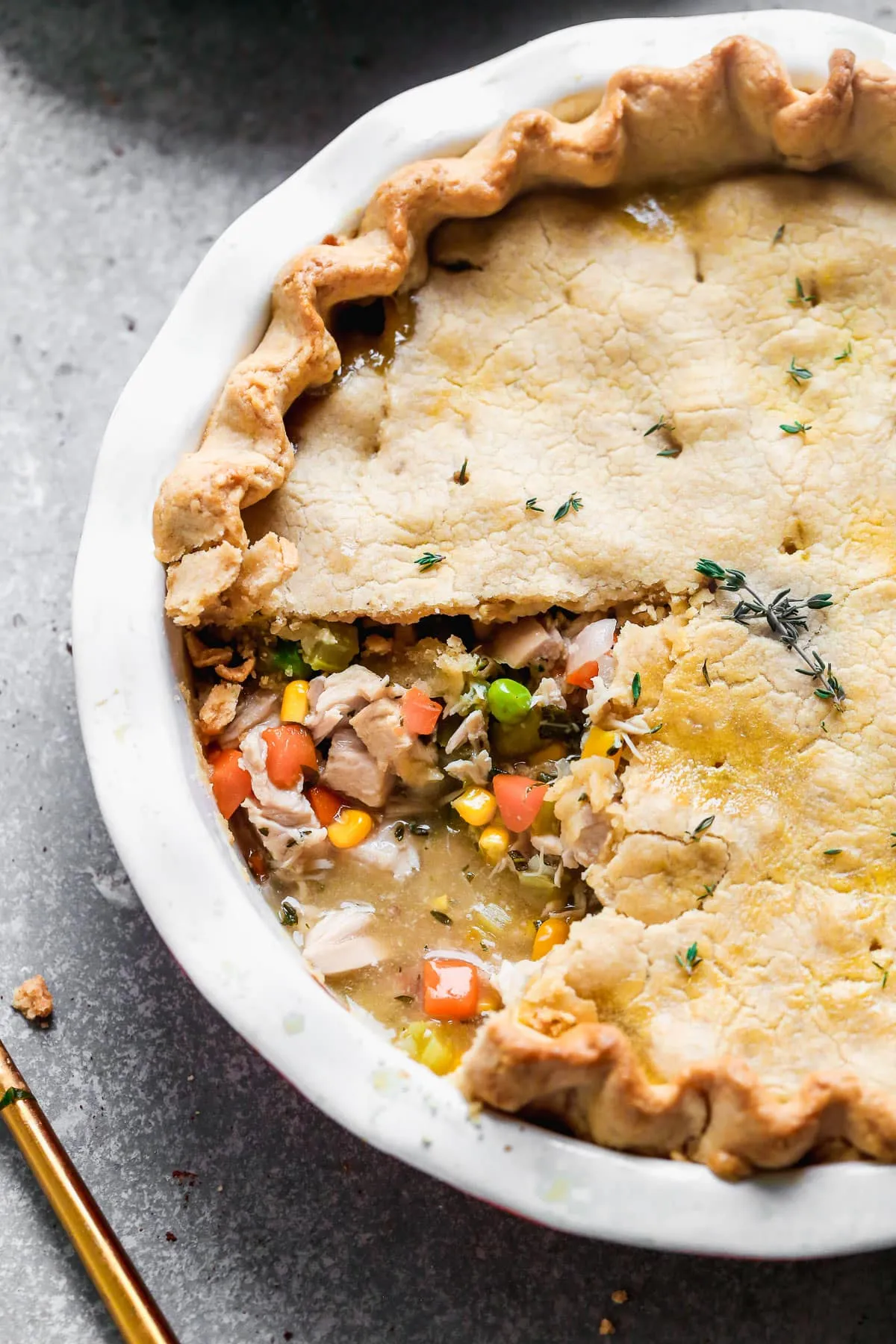 Low Fat Turkey Pot Pie