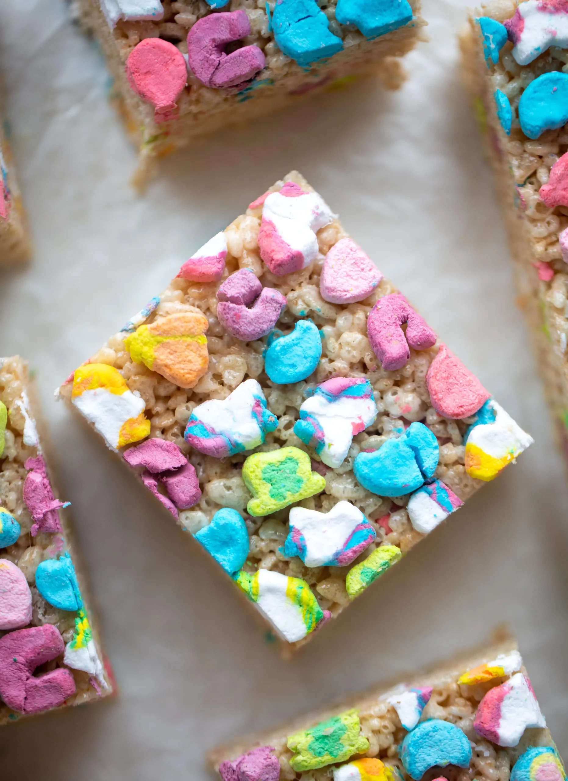 Lucky Charms Rice Krispie Treats