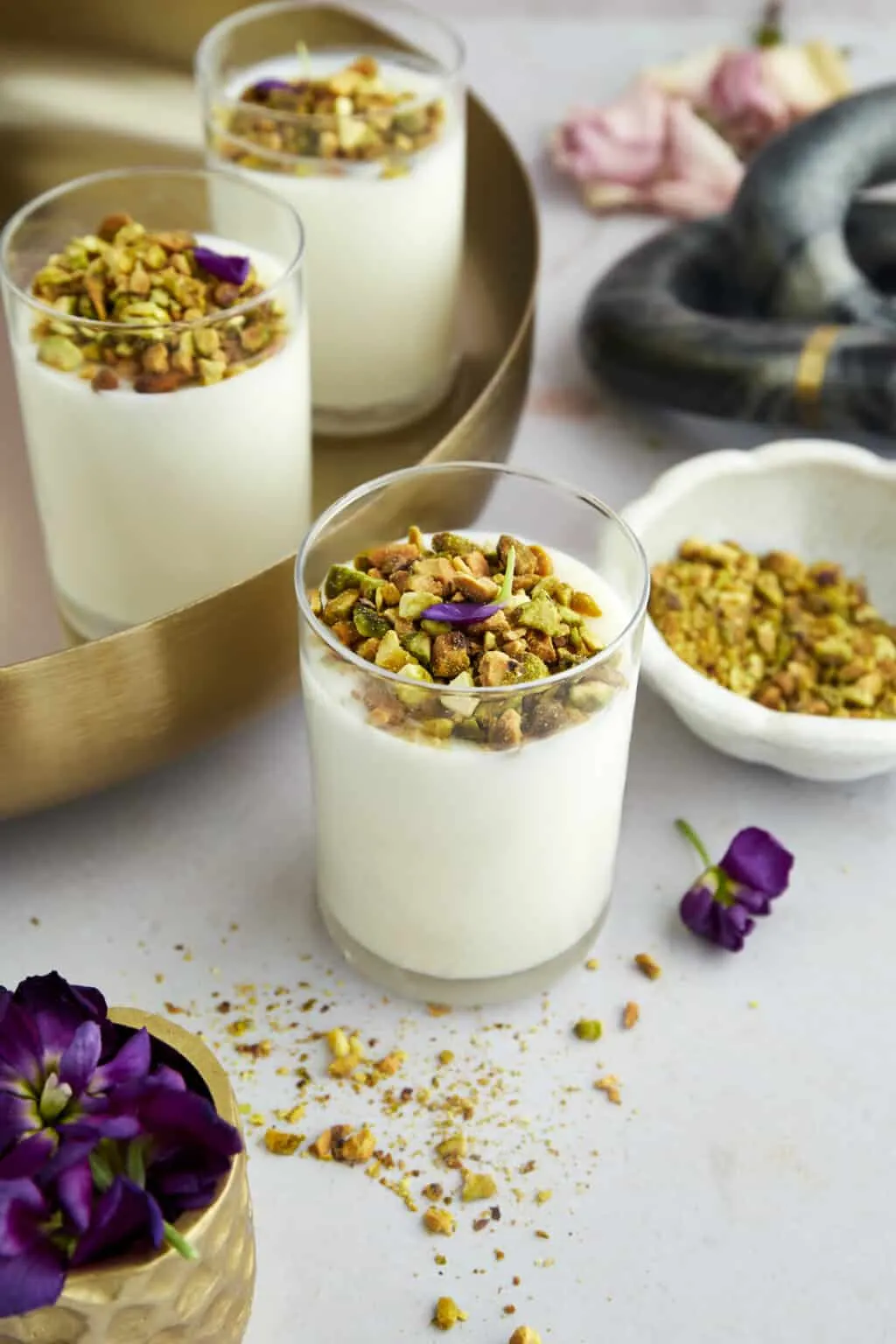 Mahalabia Middle Eastern Milk Pudding Muhallebi