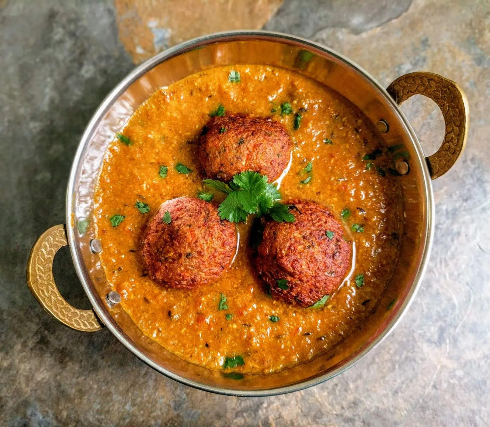 Malai Vegetarian Kofta Curry