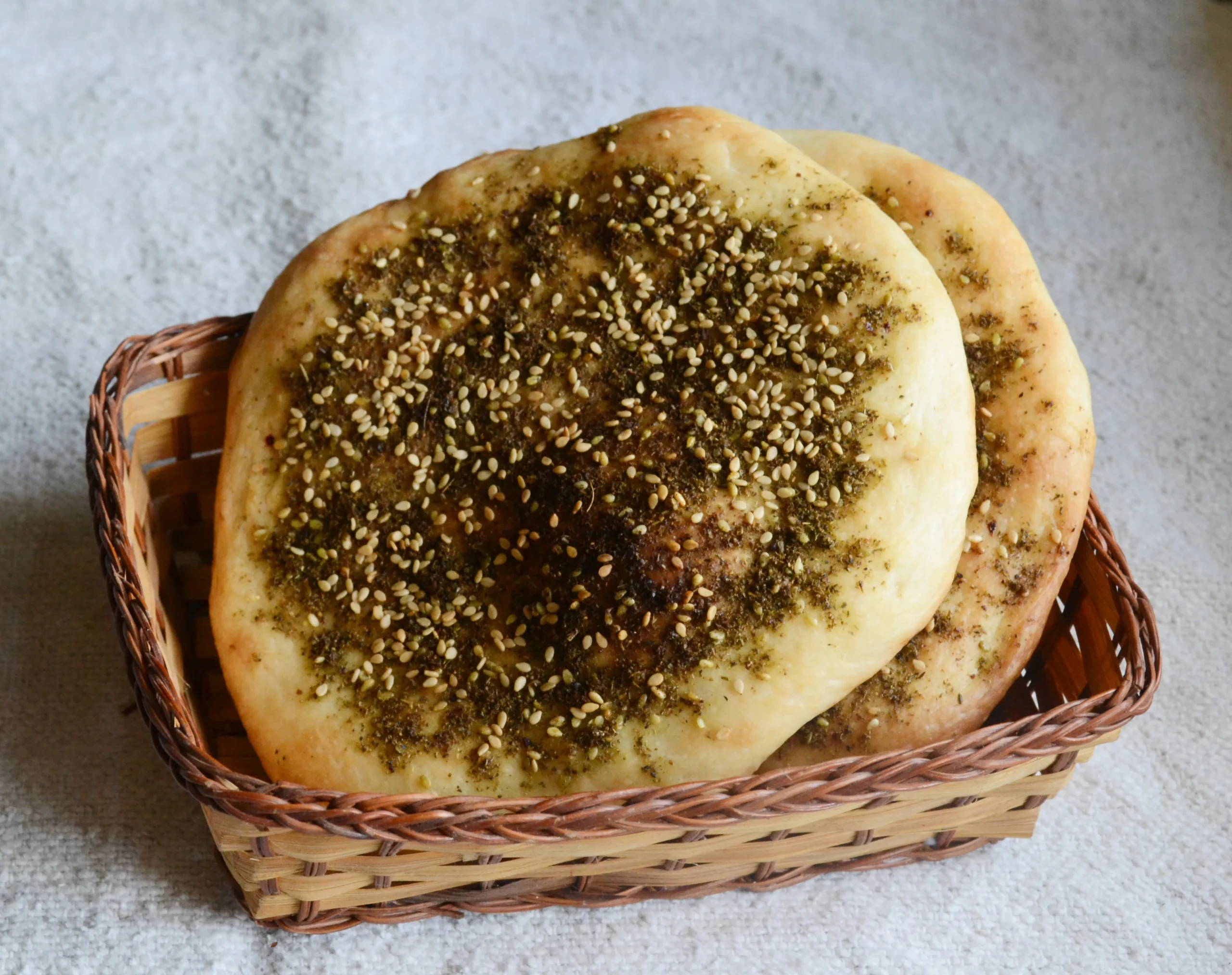 Manakish Lebanese Zaatar Bread