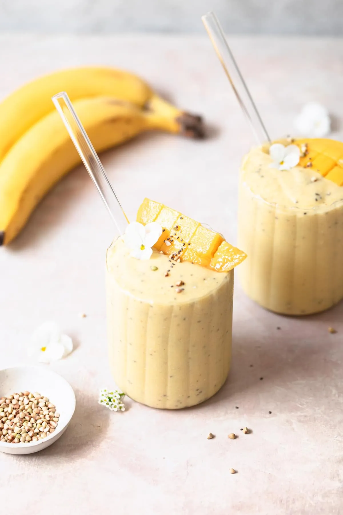 Mango Banana Smoothie Dairy Free