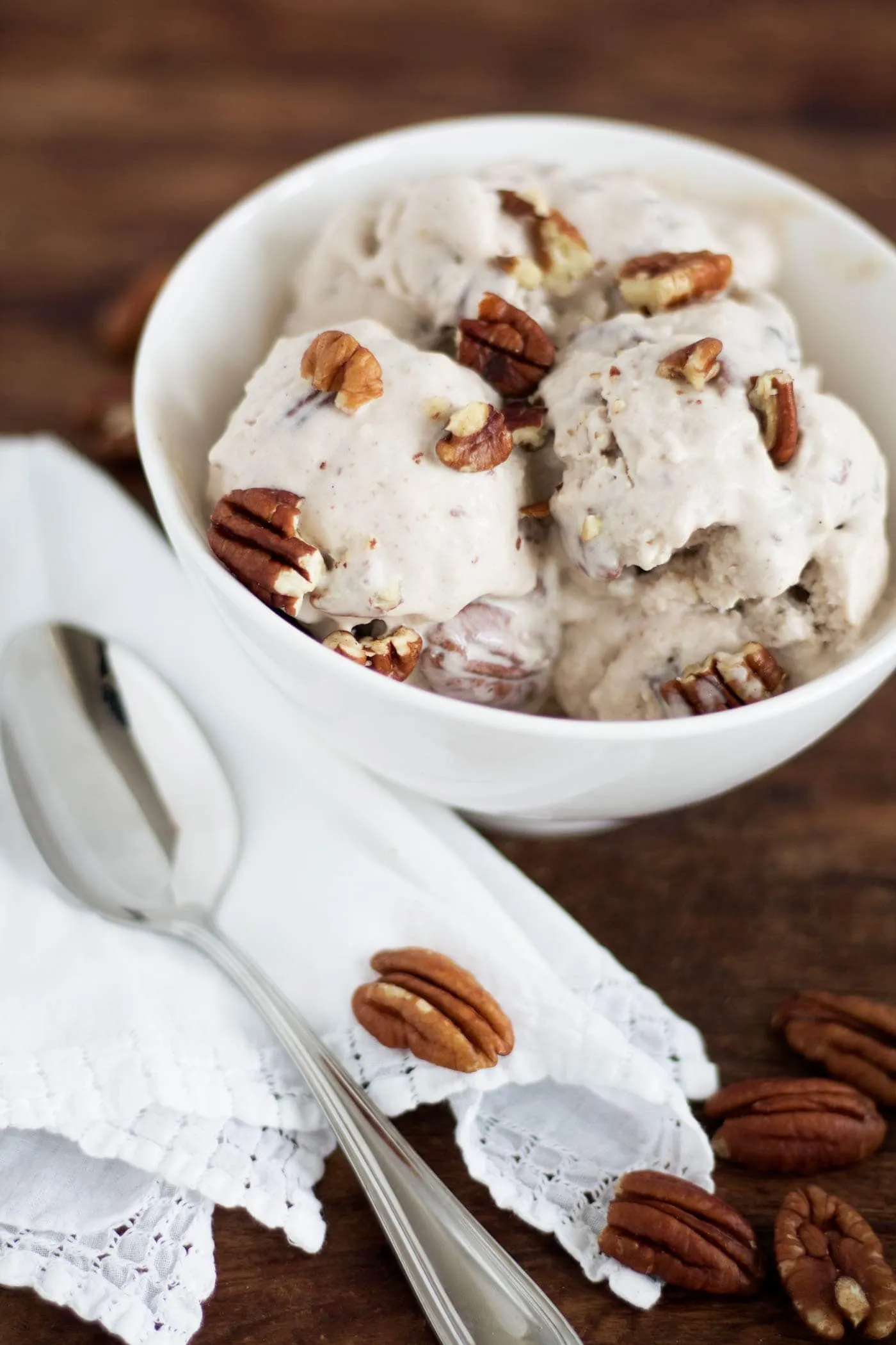Maple Bourbon Pecan Ice Cream