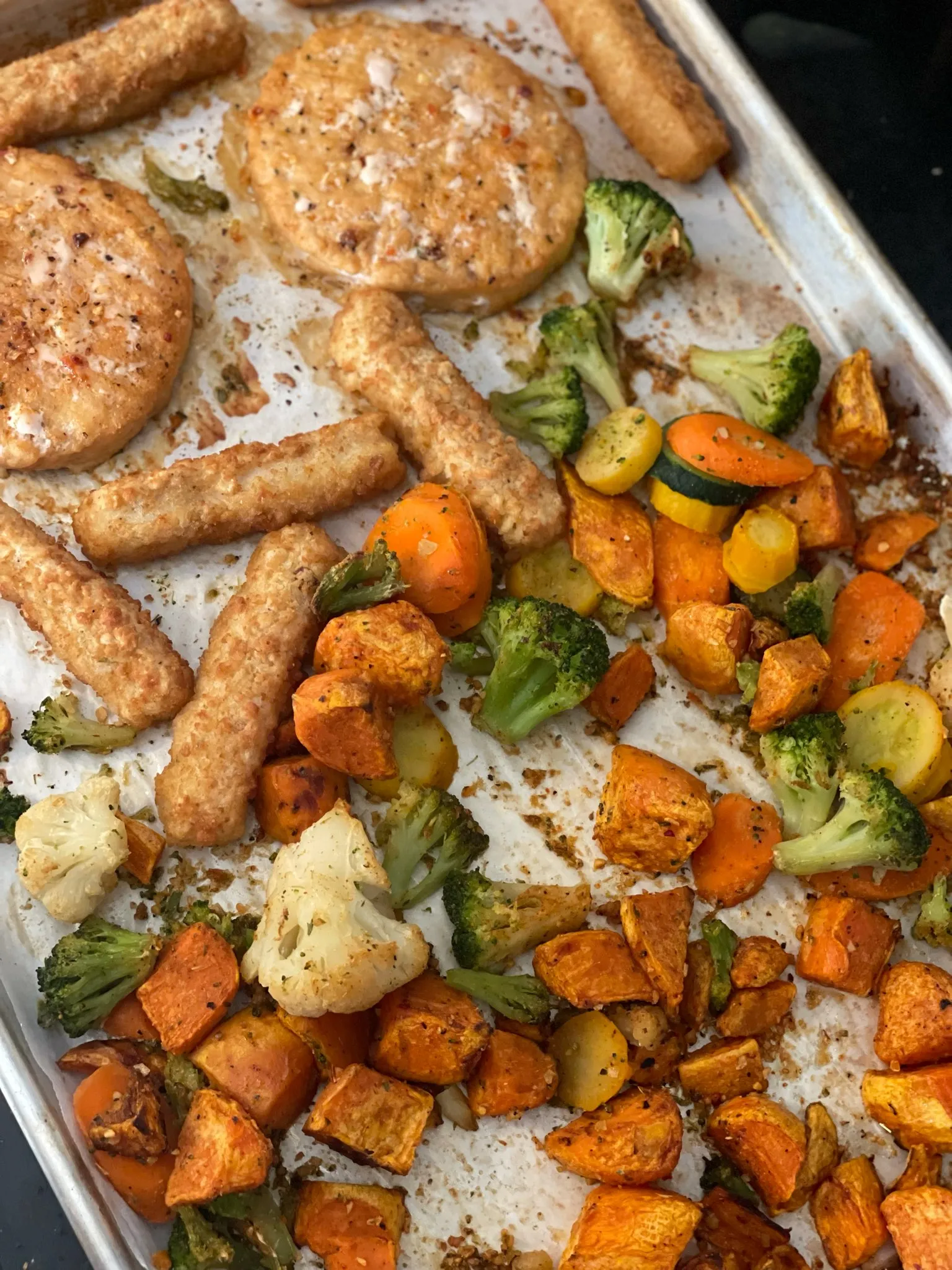 Maple Salmon Sheet Pan Dinner