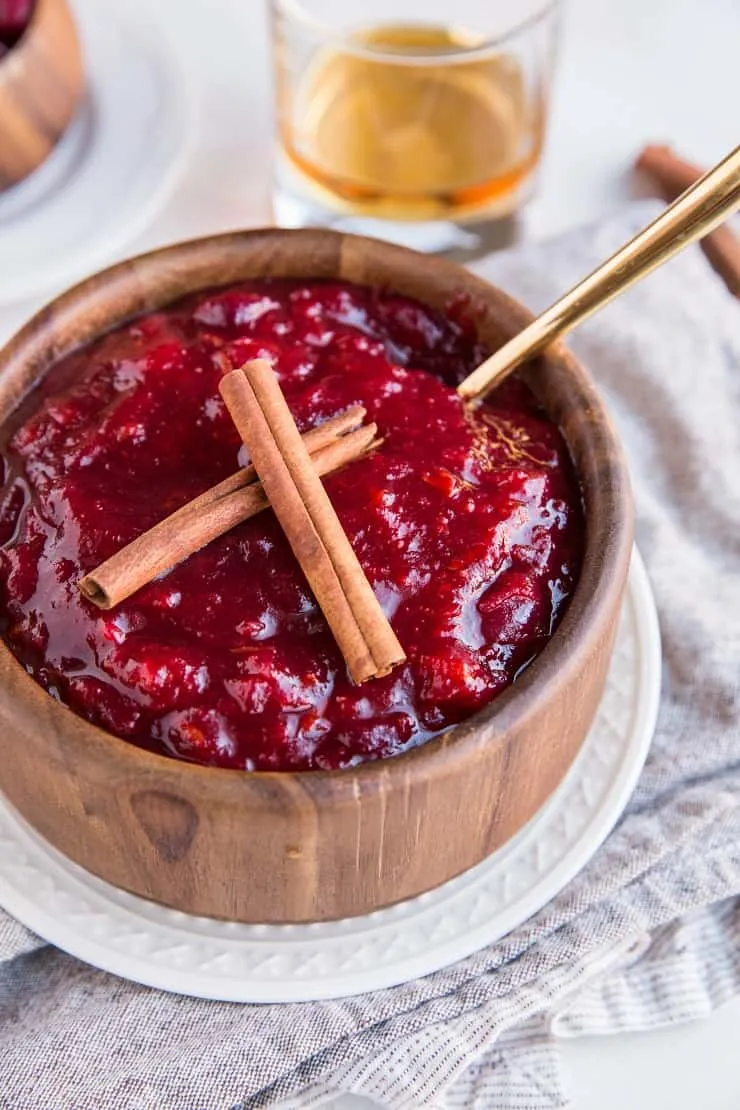 Maple Spiced Cranberry Sauce