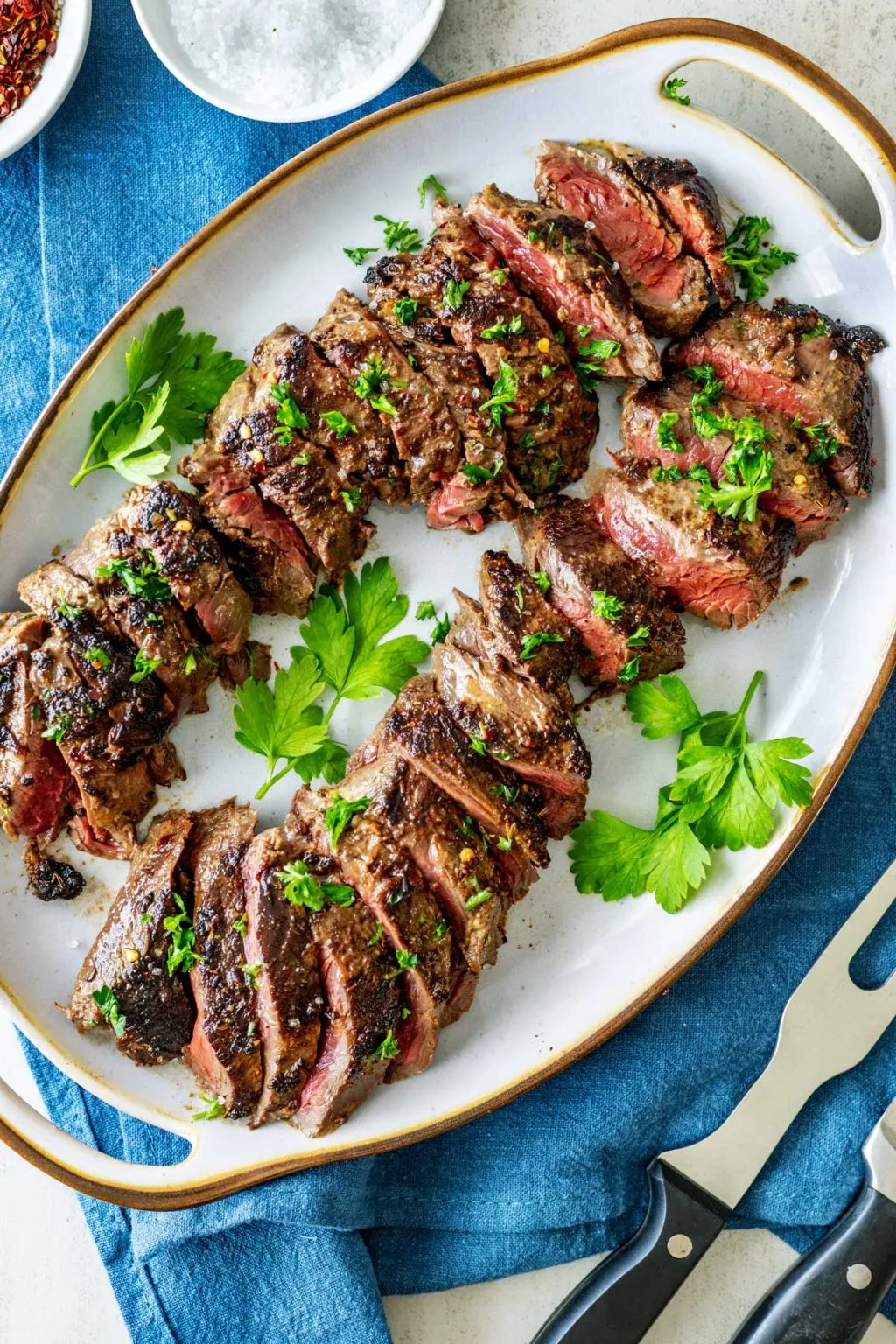 Marinated Grilled Hangar Steak