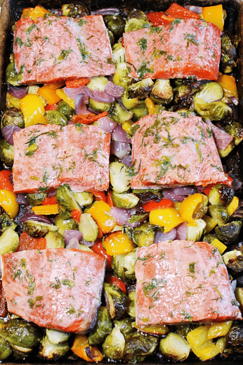 Marinated Sheet Pan Salmon