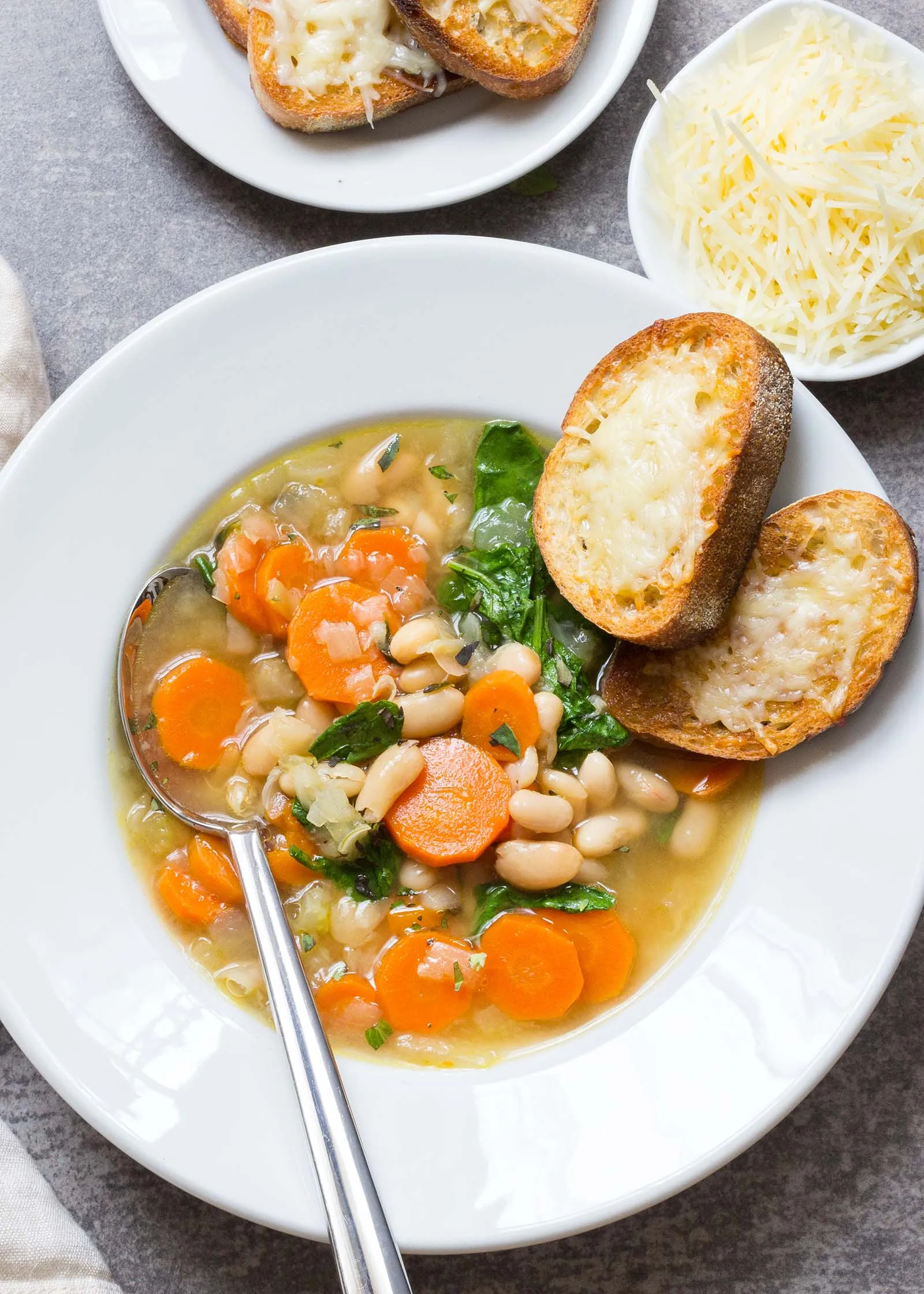 Marrow Bean Soup with Pale Vegetables