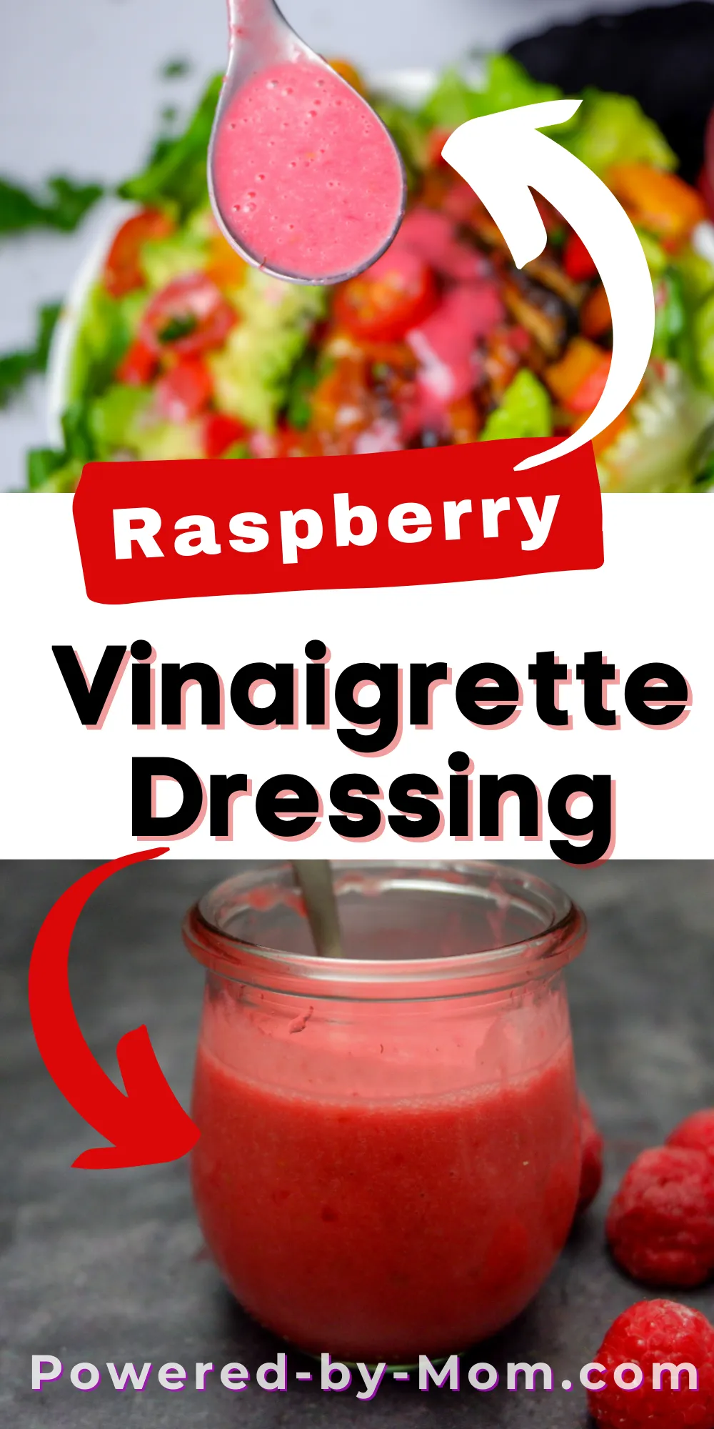 Mason Jar Raspberry Vinaigrette