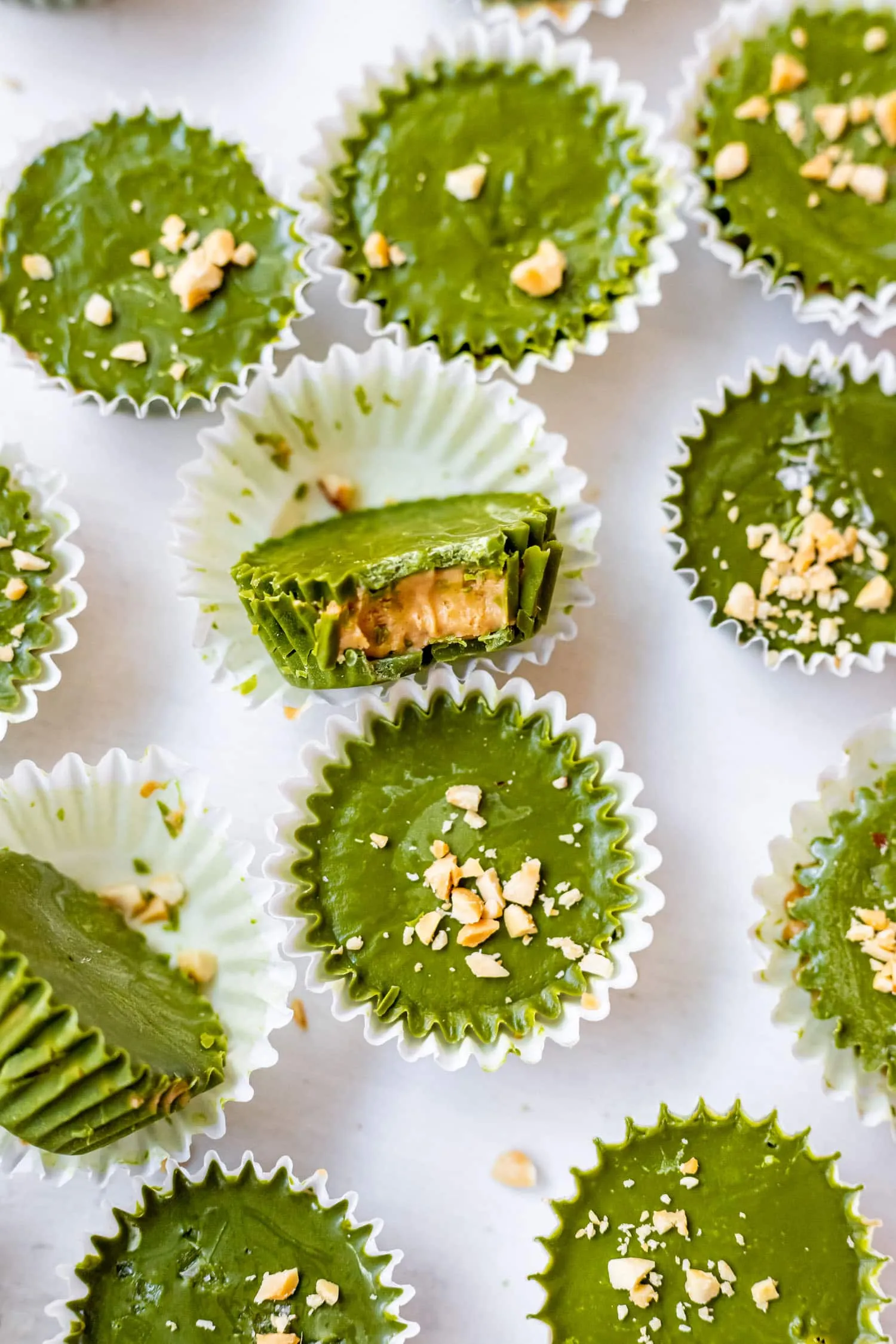 Matcha Peanut Butter Cups