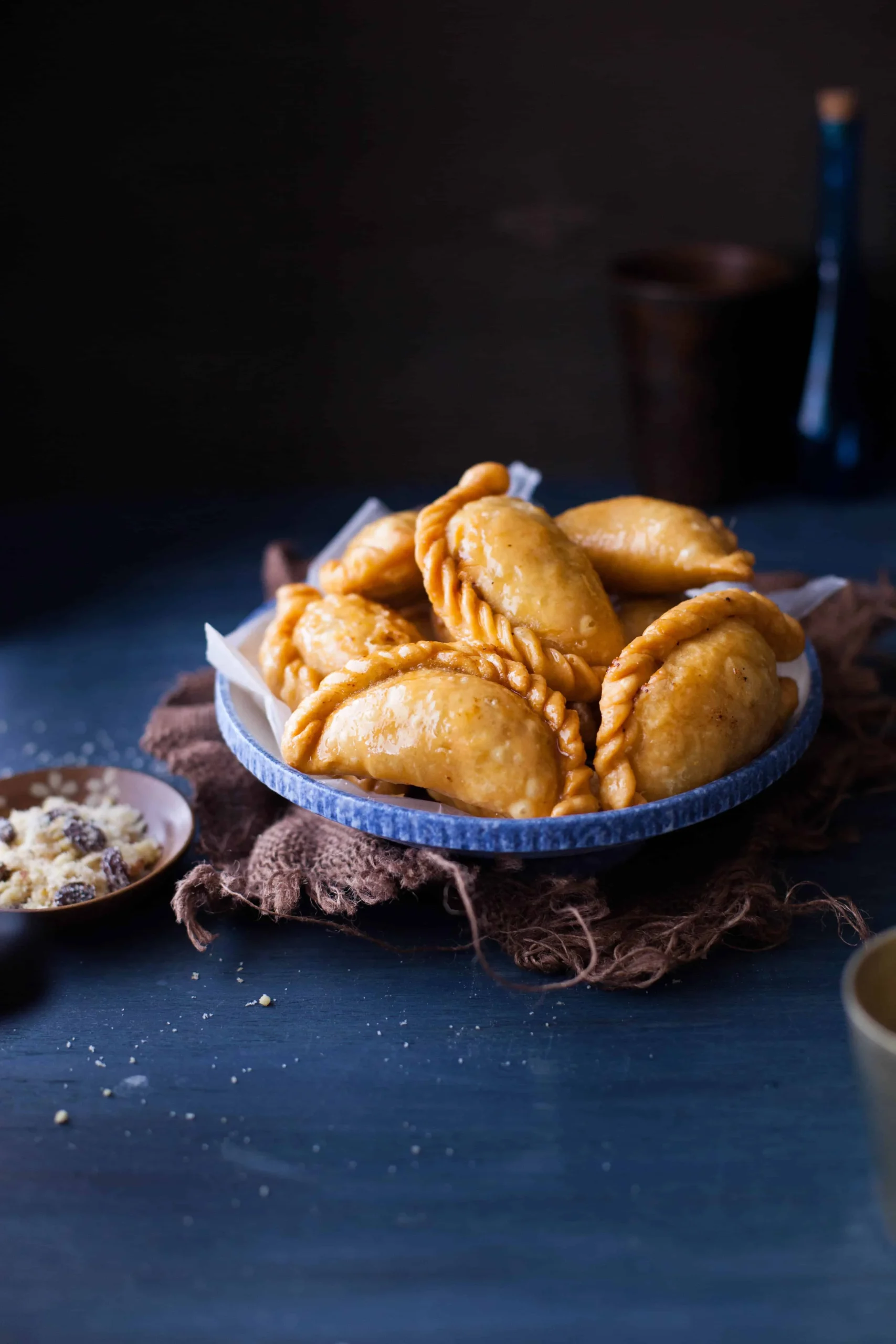 Mava Gujiya Pastry with Coconut Nuts Filling