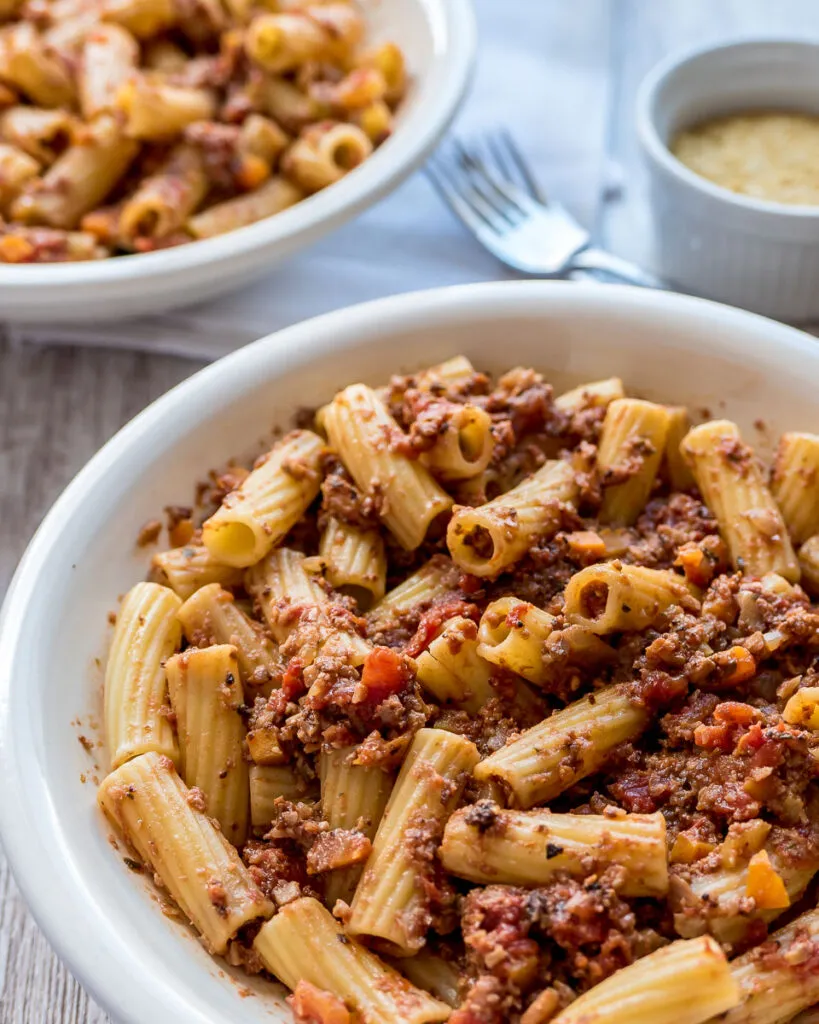 Meatless Walnut Cauliflower Bolognese