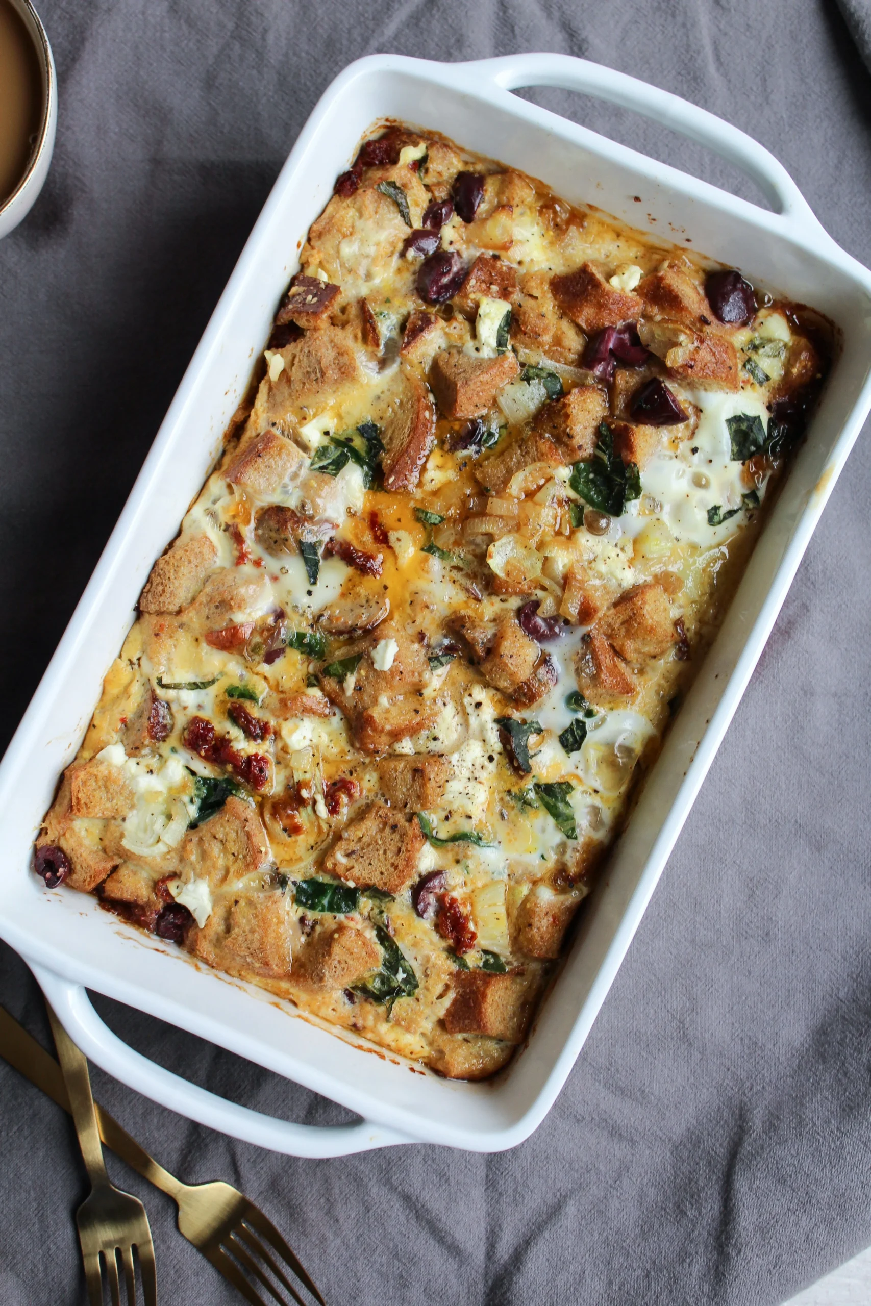 Mediterranean Egg and Vegetable Strata