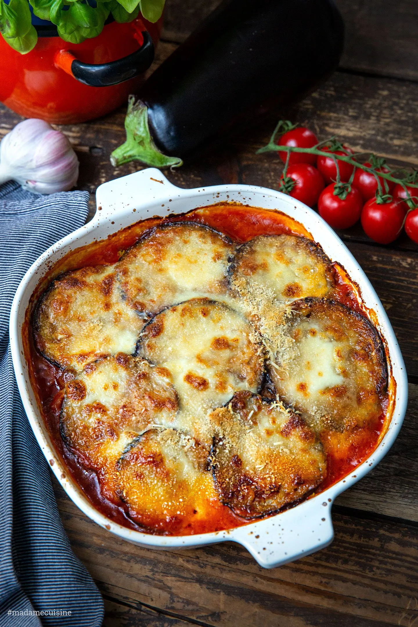 Melanzane Parmigiana with Chorizo