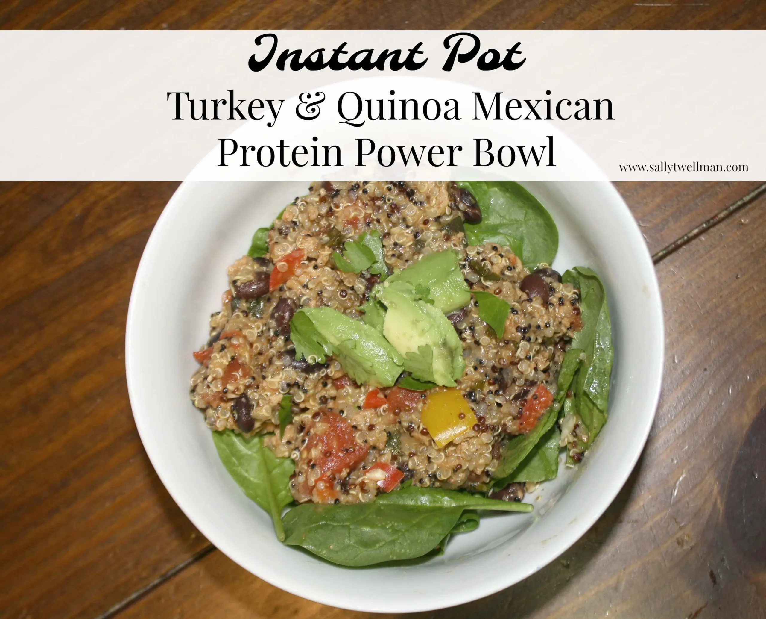 Mexican Quinoa and Turkey Bowl