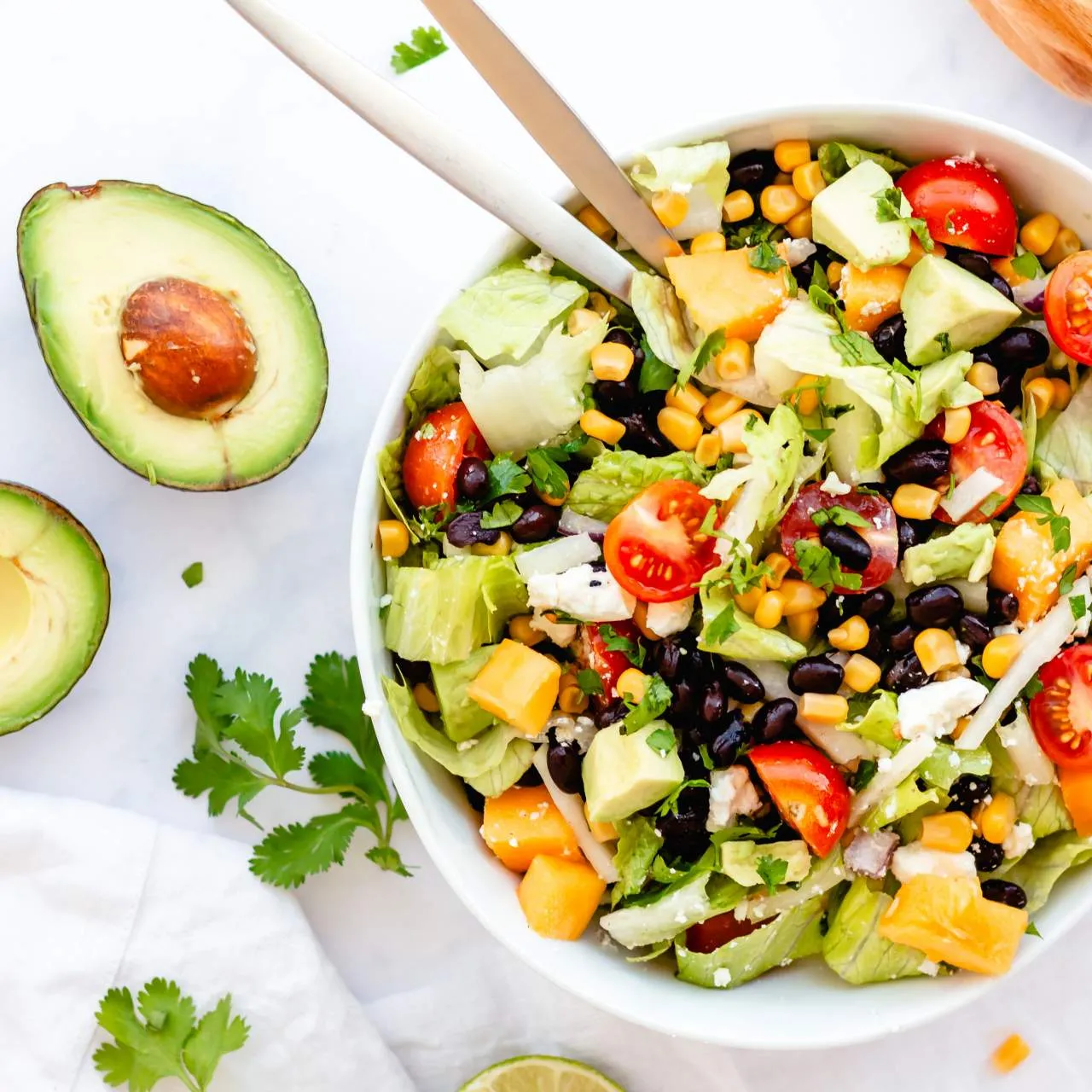 Mexican Salad with Lime Jalapeno Vinaigrette