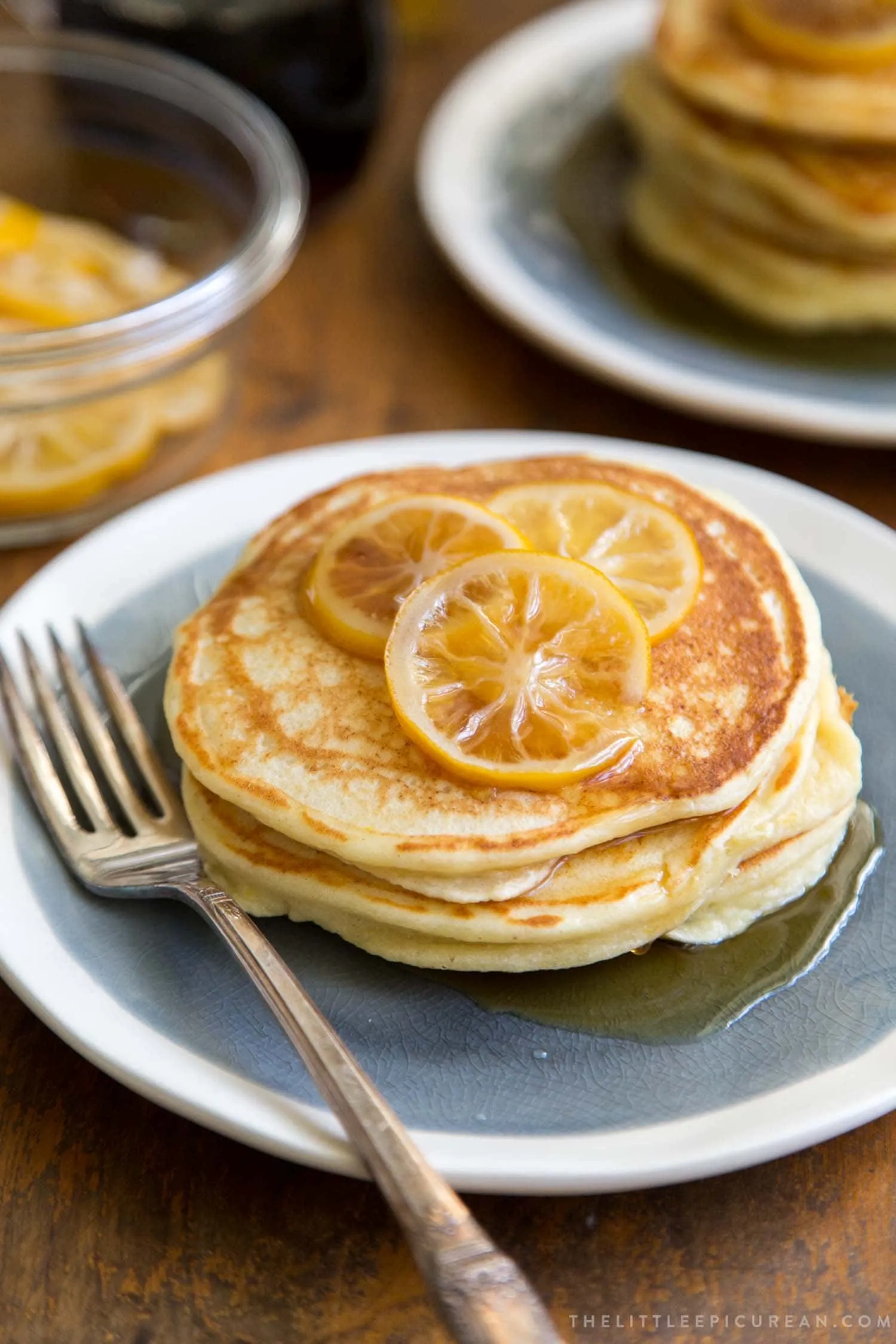 Meyer Lemon and Ricotta Pancakes