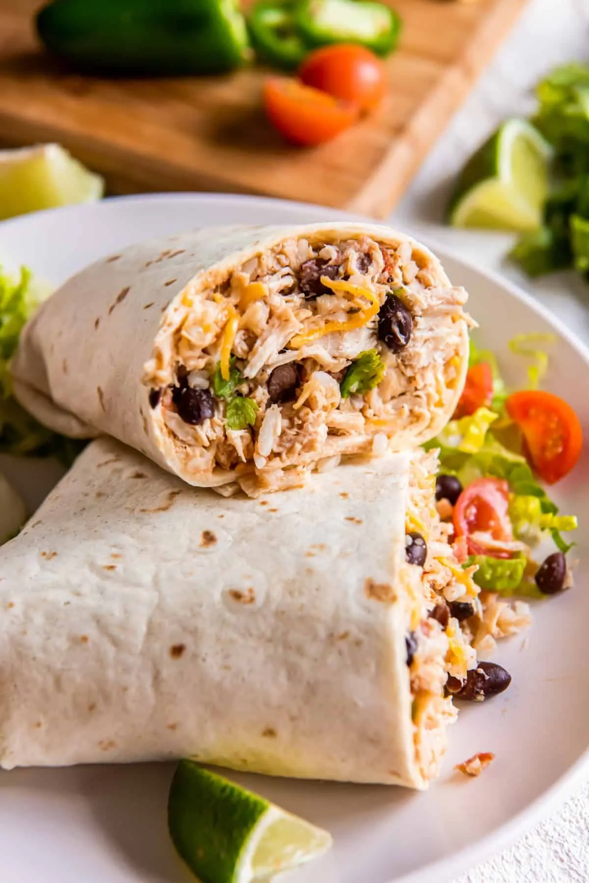 Mike's Famous Chicken Burritos