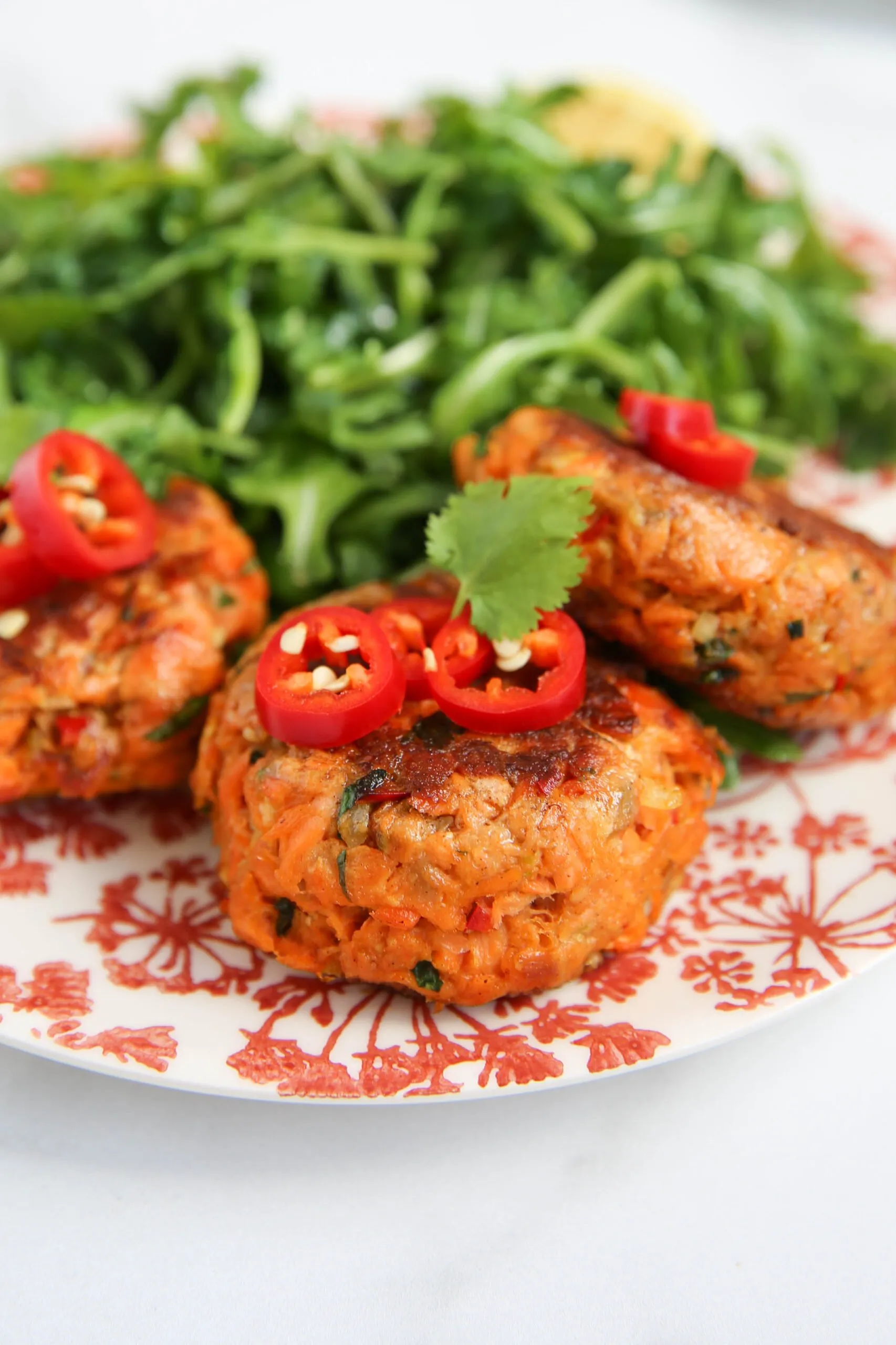 Mildly Thai Salmon Cakes Two Ways