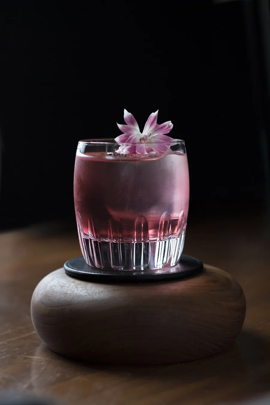 Milk Clarified Tropical Gin Cocktail Hibiscus Caramelized Banana