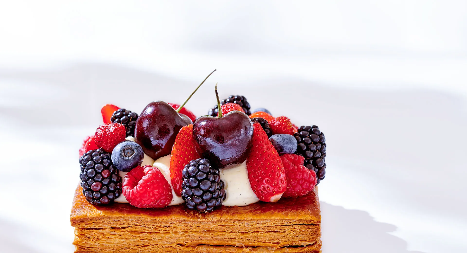 Mille Feuille of Red Fruits