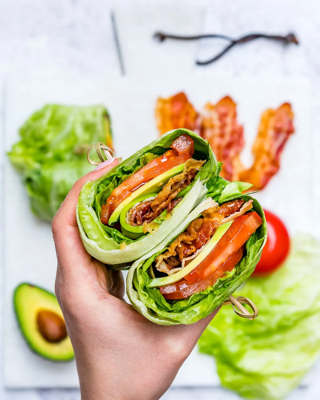 Mixed Berry Avocado Wrap