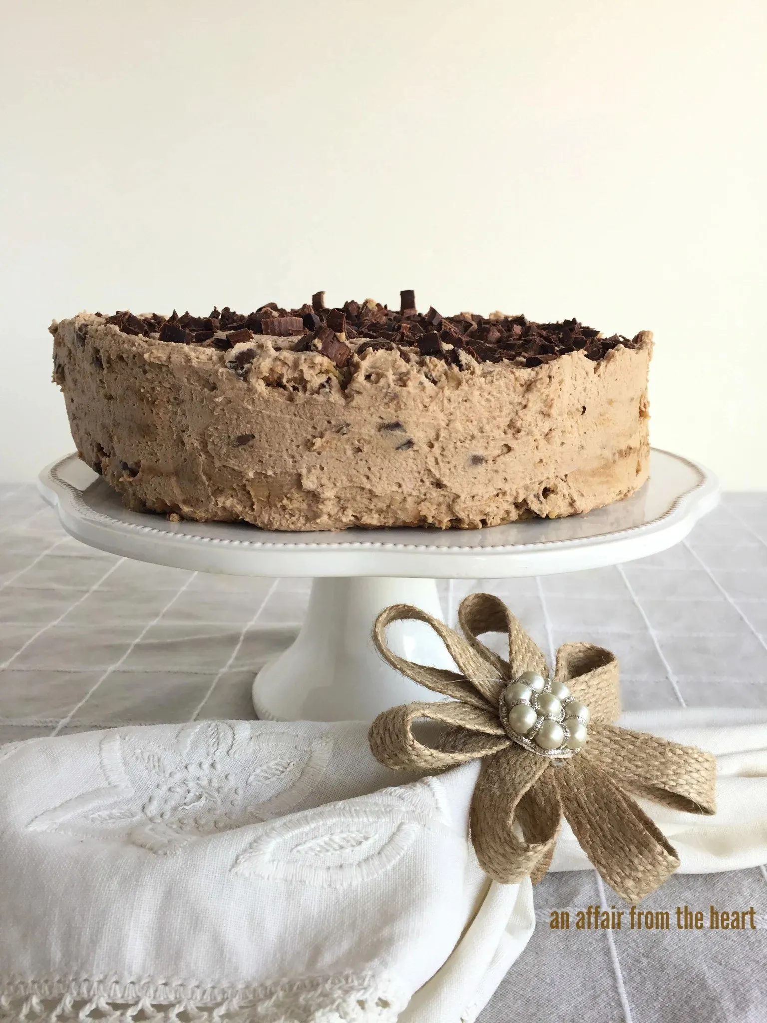 Mocha Chocolate Chip Cookie Icebox Cake