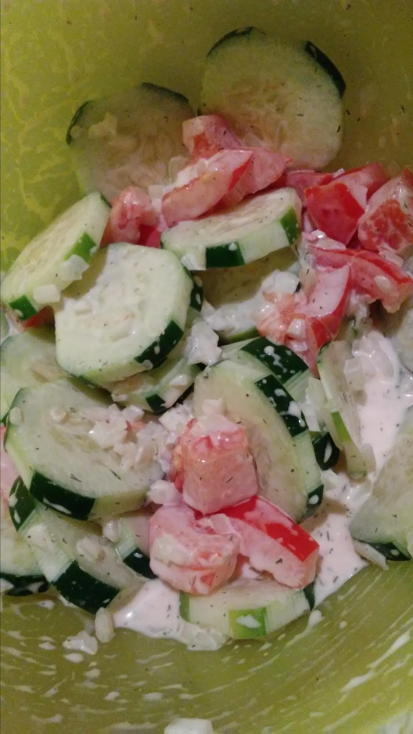 Mom's Butter Leaf Cucumber Salad