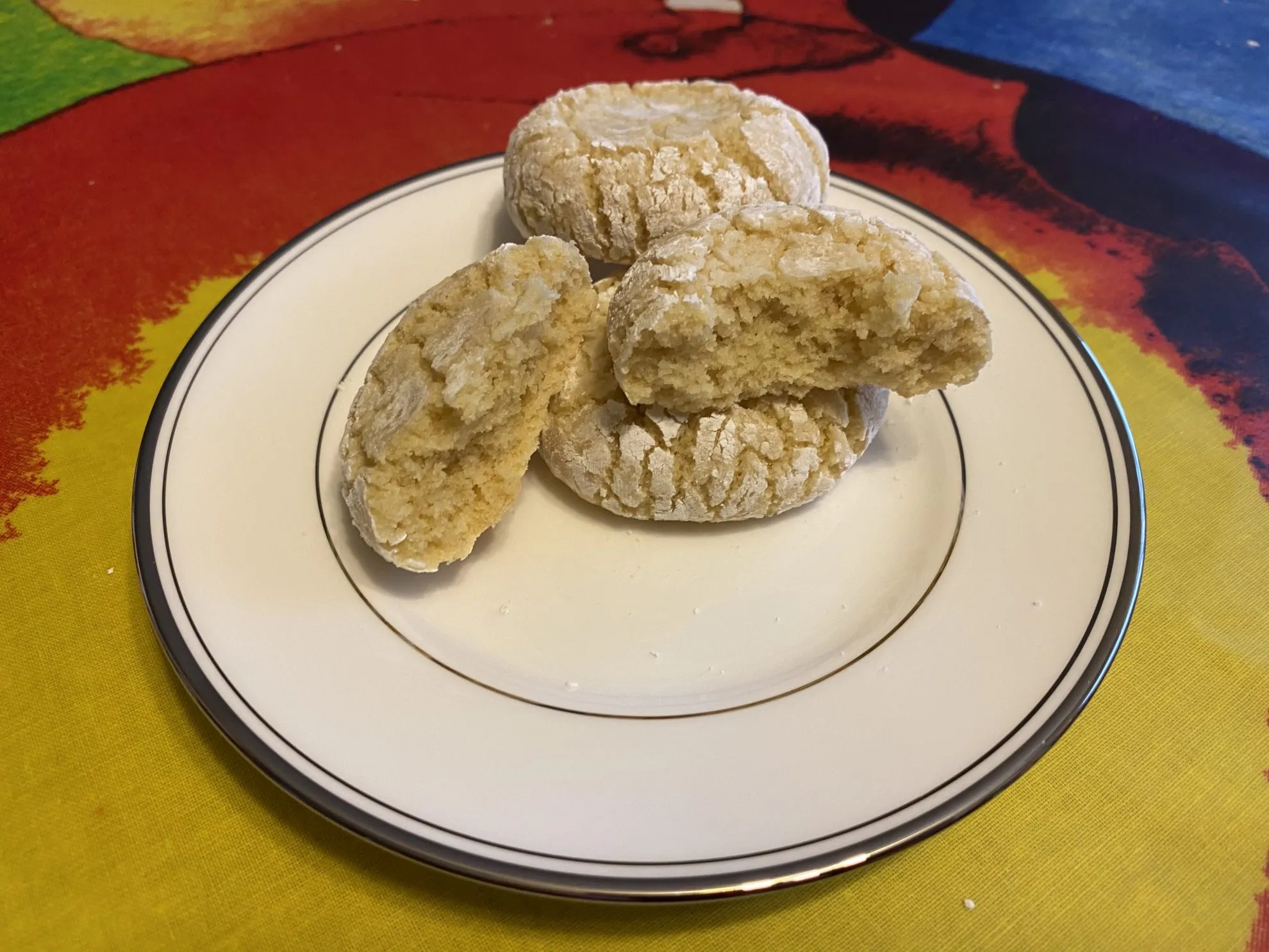 Moroccan Almond Semolina Cookies