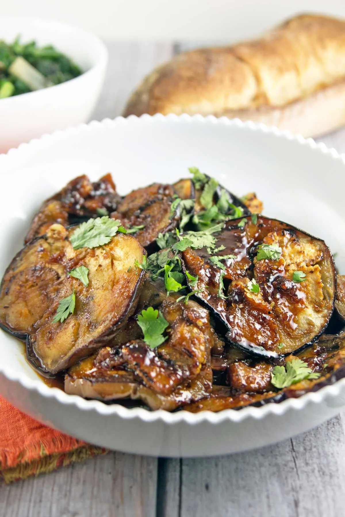 Moroccan Honey Glazed Eggplant
