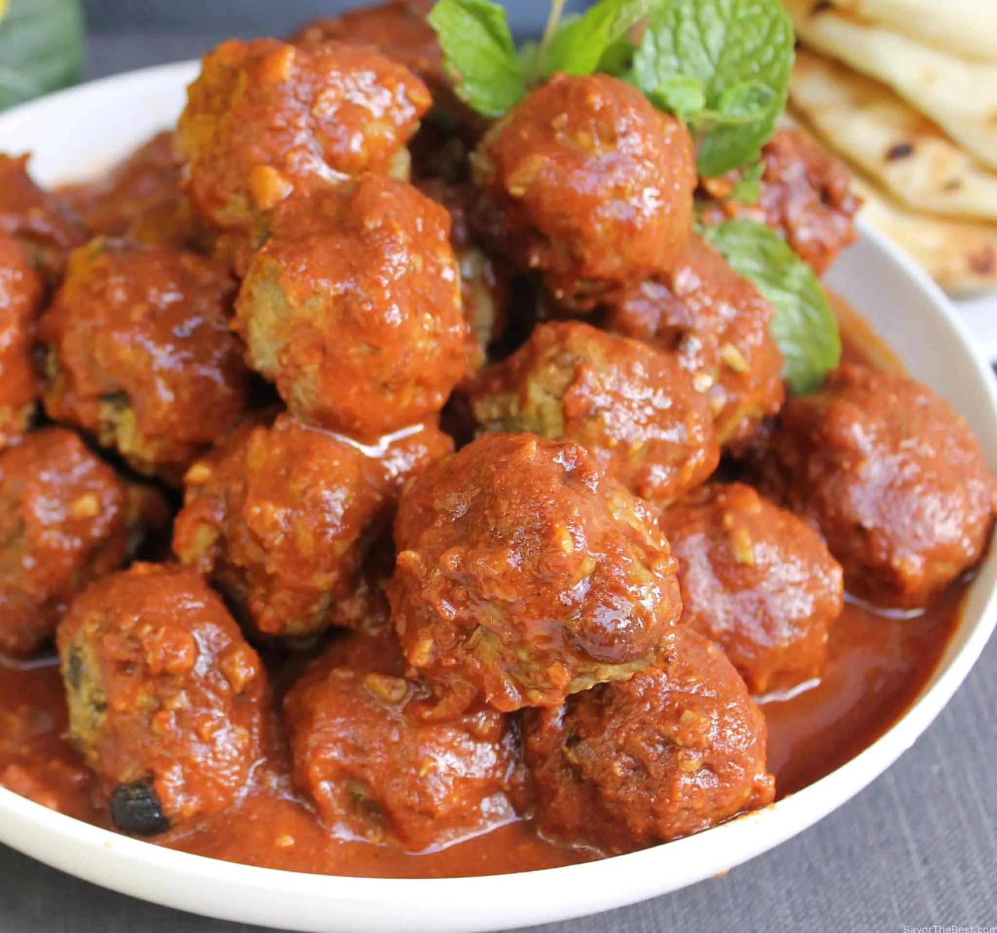 Moroccan Lamb Meatballs in Spicy Tomato Sauce