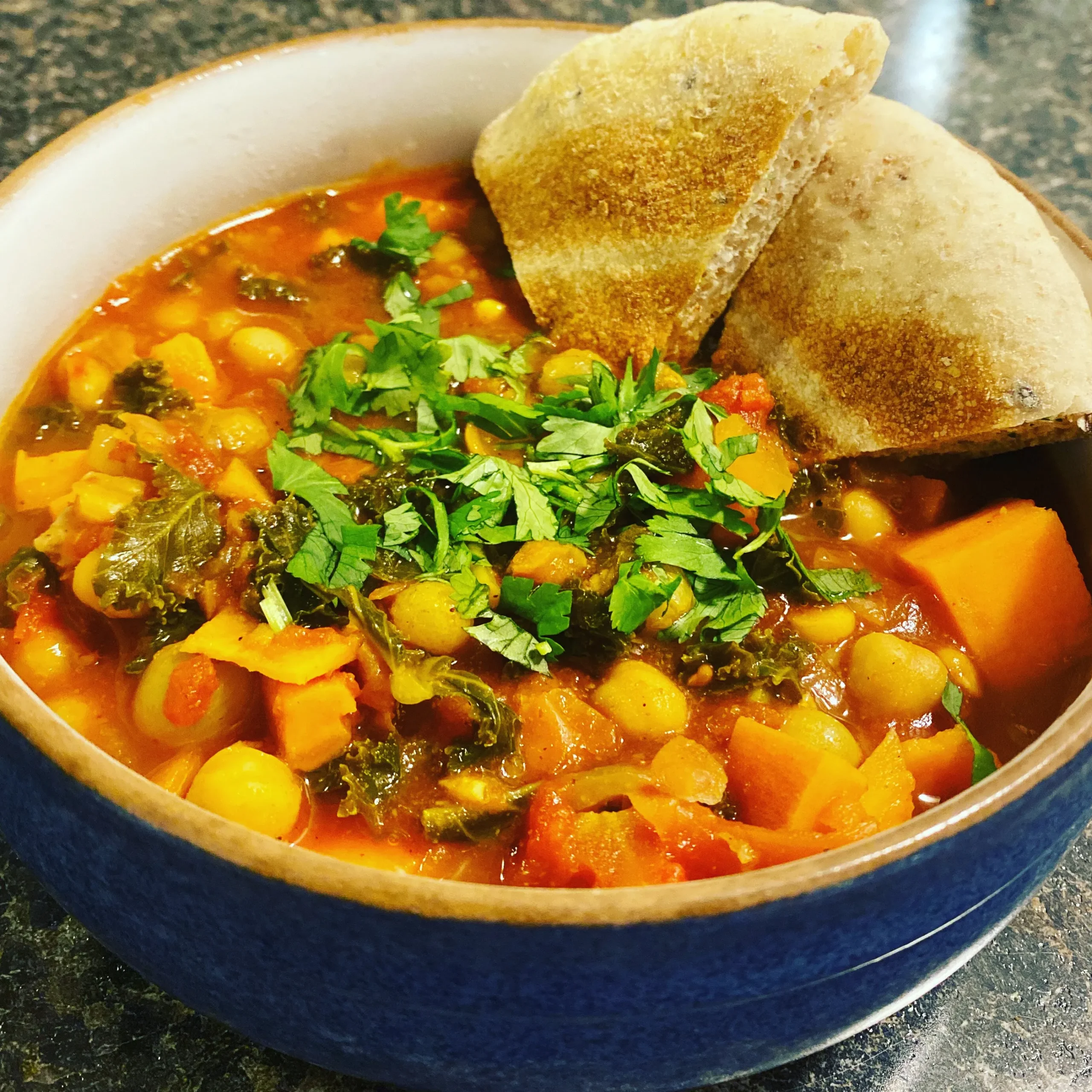 Moroccan Style Chickpea Stew