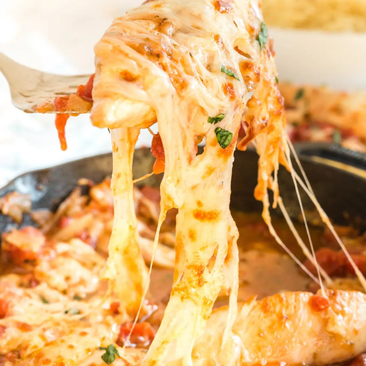 Mozzarella Chicken and Rice