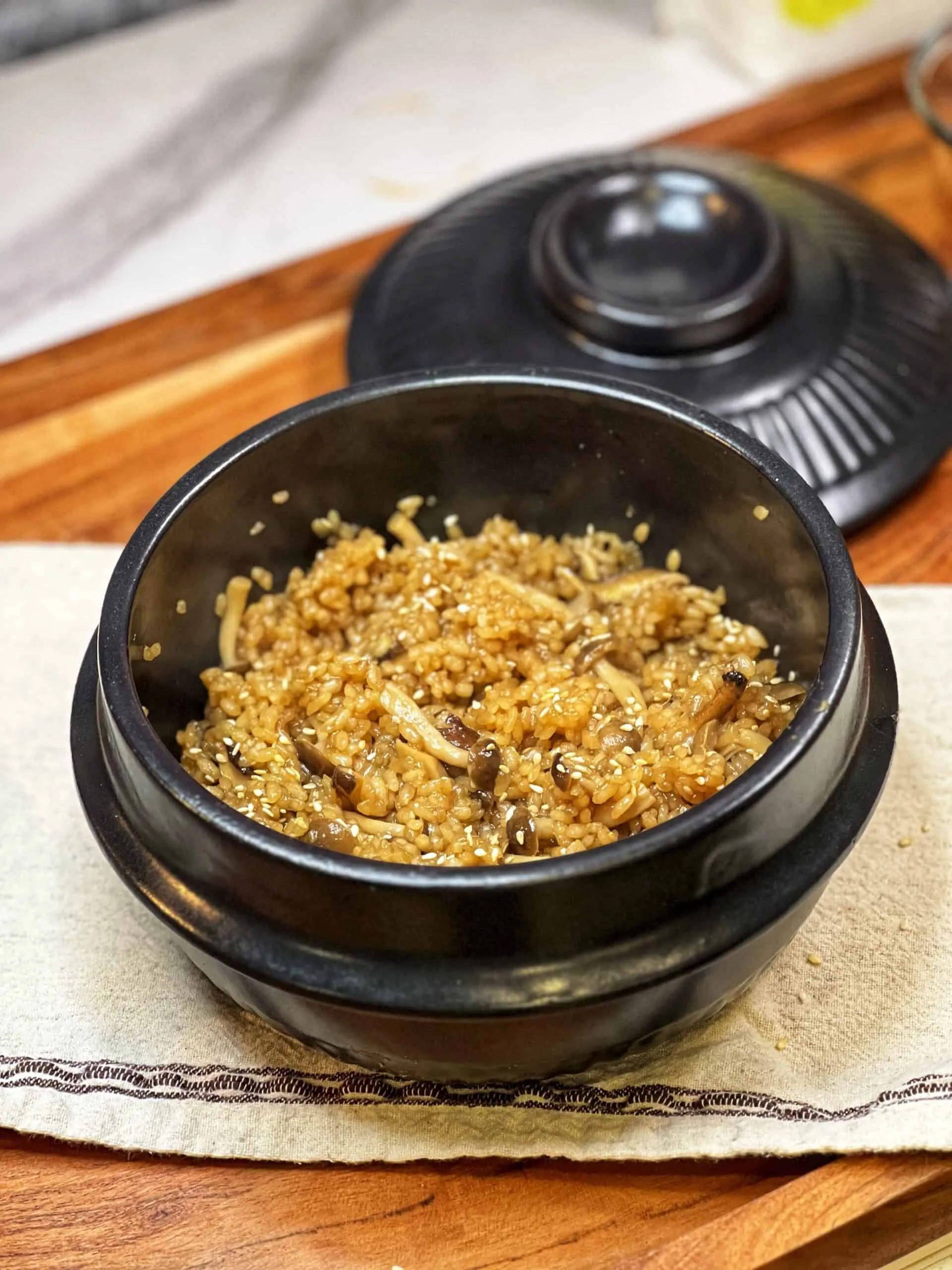 Mushroom Kamameshi Mixed Rice