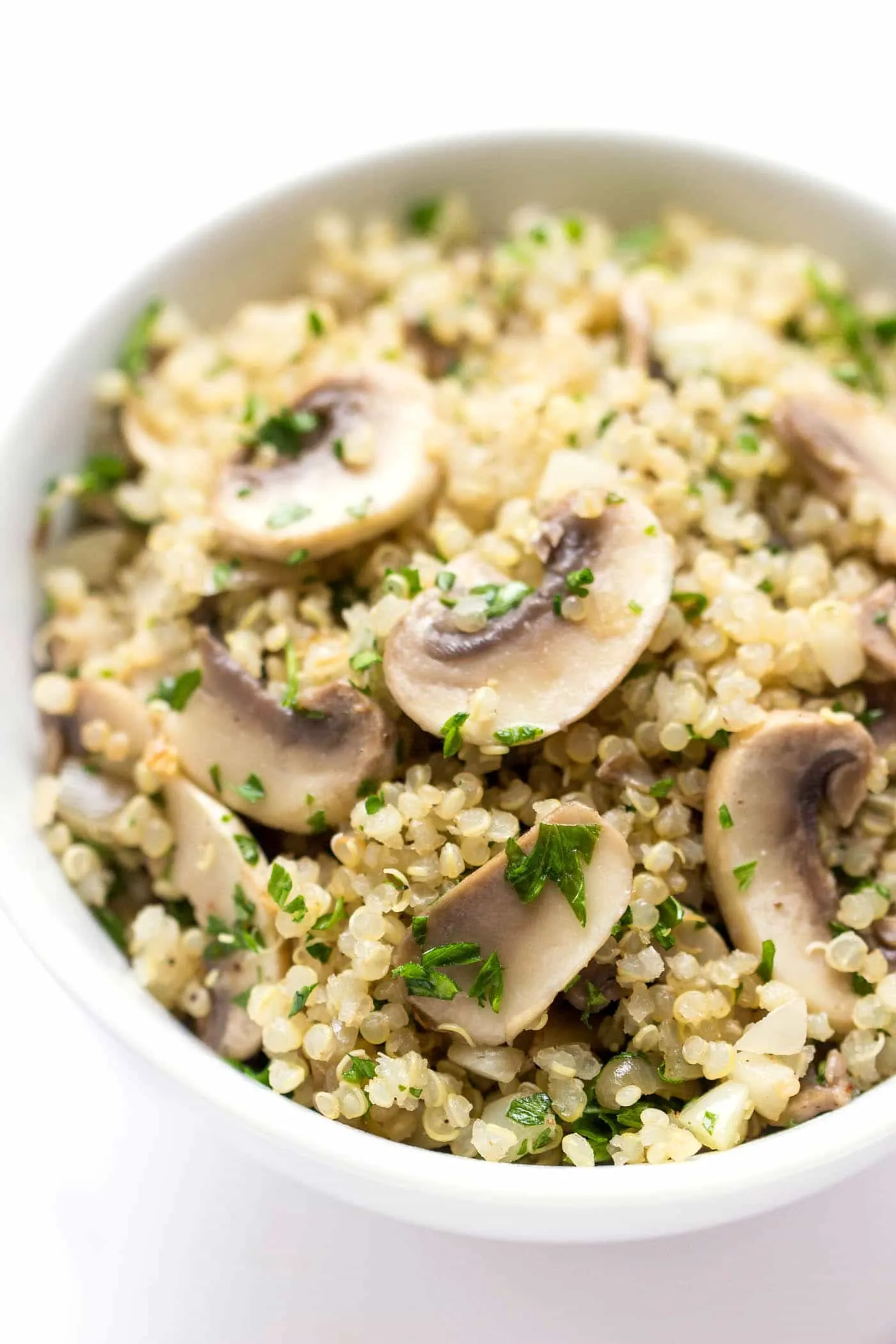 Mushroom and Herb Quinoa