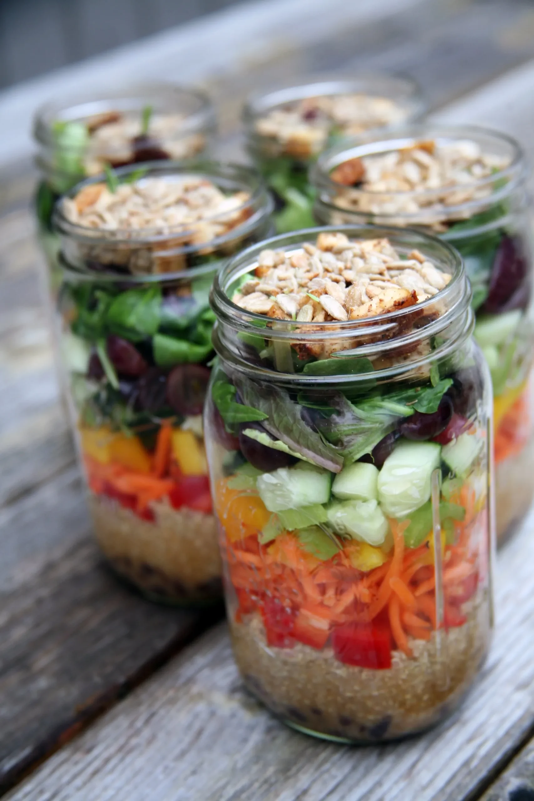 My Go To Salad in a Jar Lunch