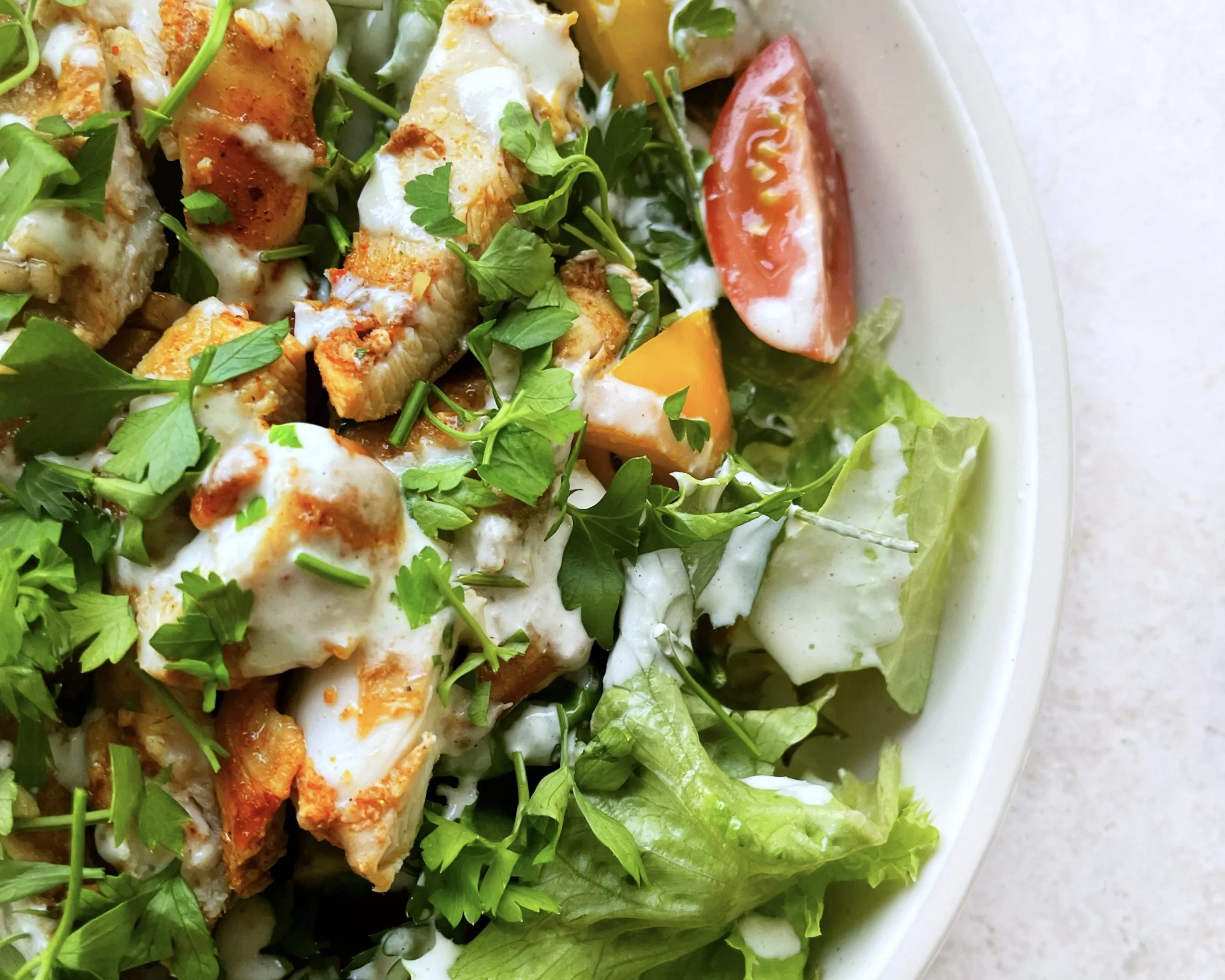 Najlah's Fatteh Shawarma Salad