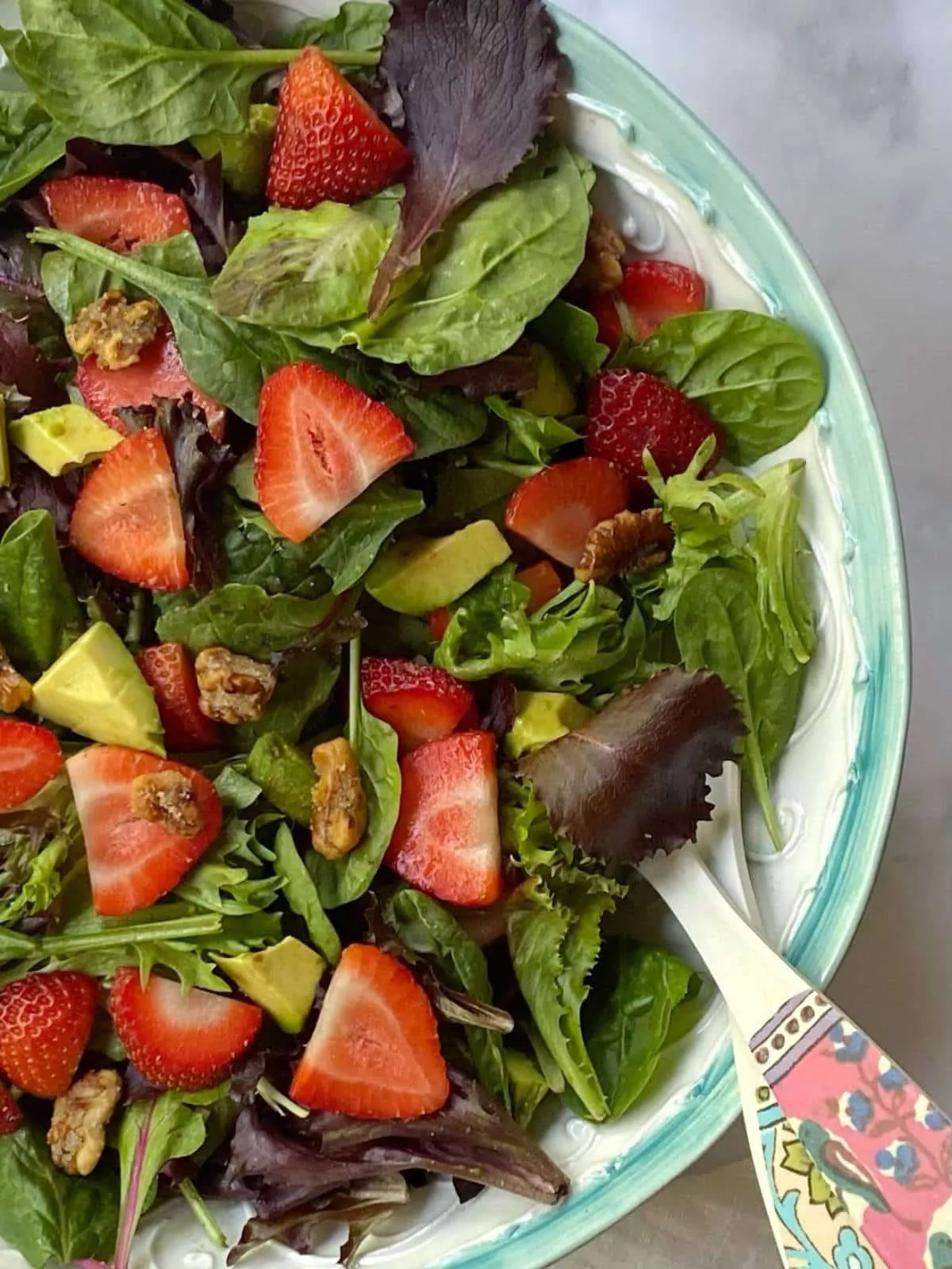 National Pinot Grigio Day Strawberry Avocado Salad