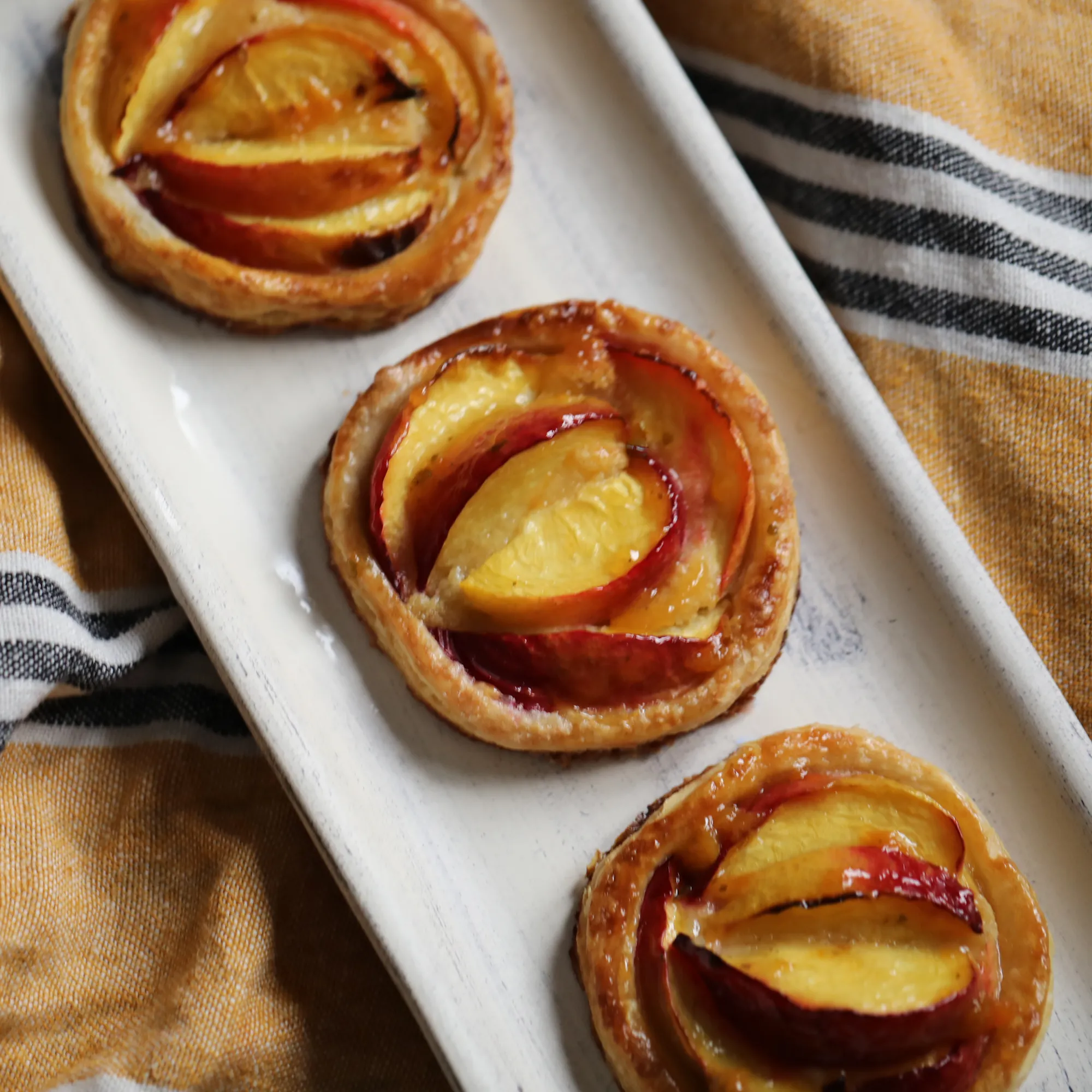 Nectarine Puff Pastry Tart