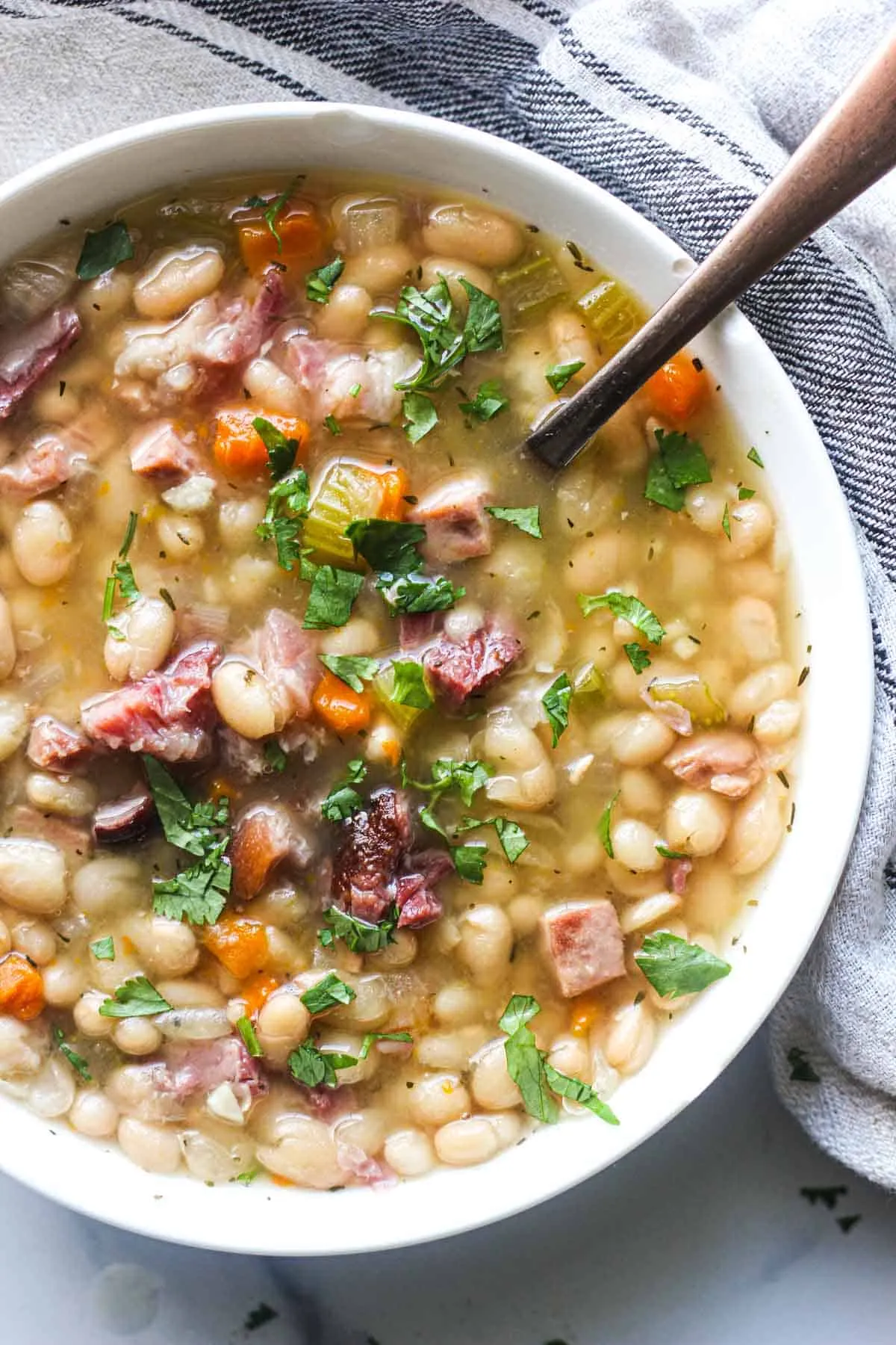 Ninja Foodi Ham and Bean Soup