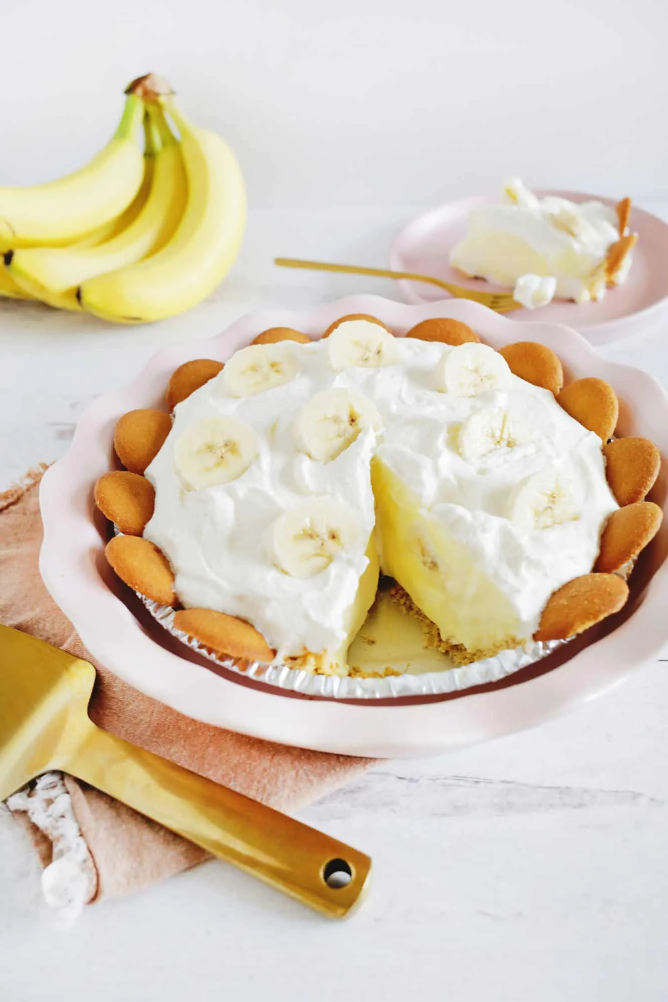 No Bake Banana Cream Pie