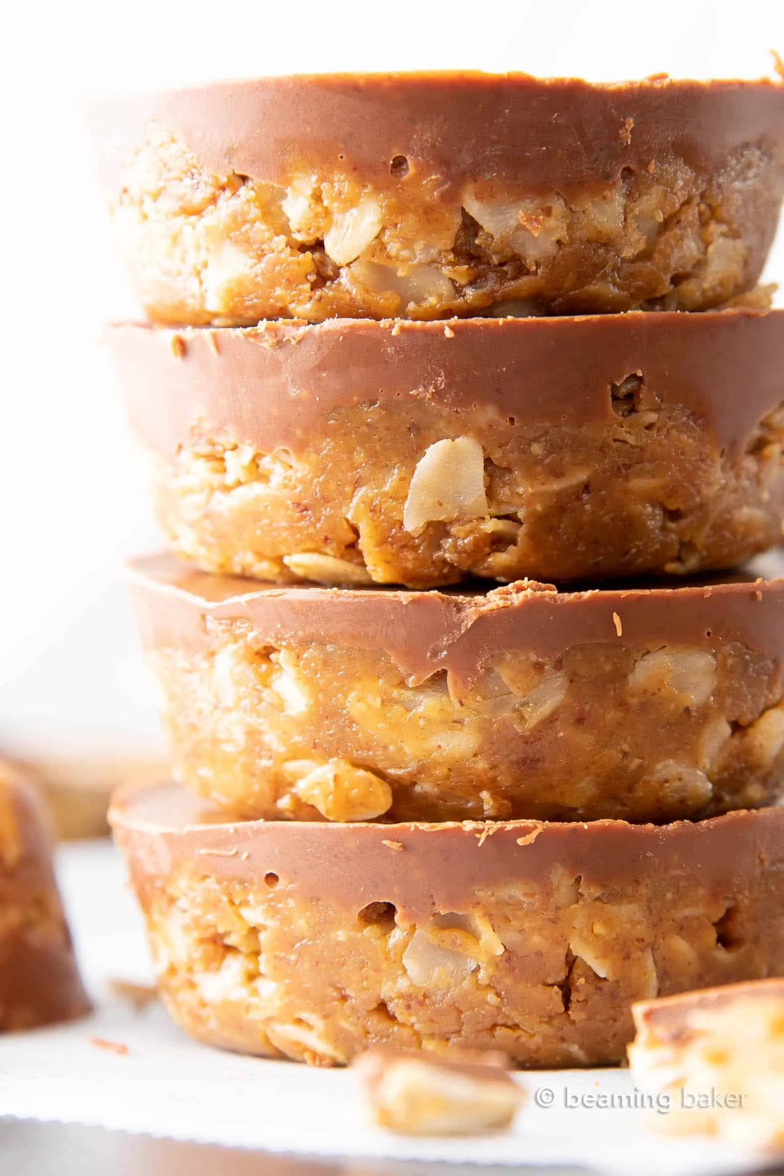 No Bake Oatmeal Almond Butter Cups