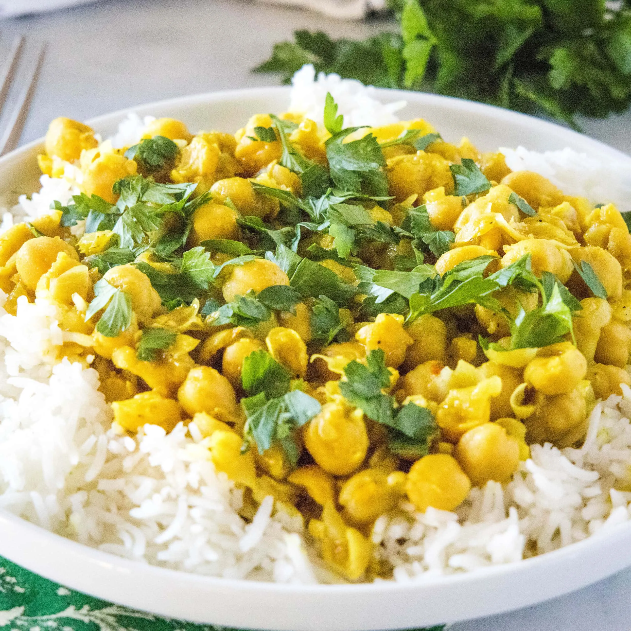 No Chop Chickpea Curry