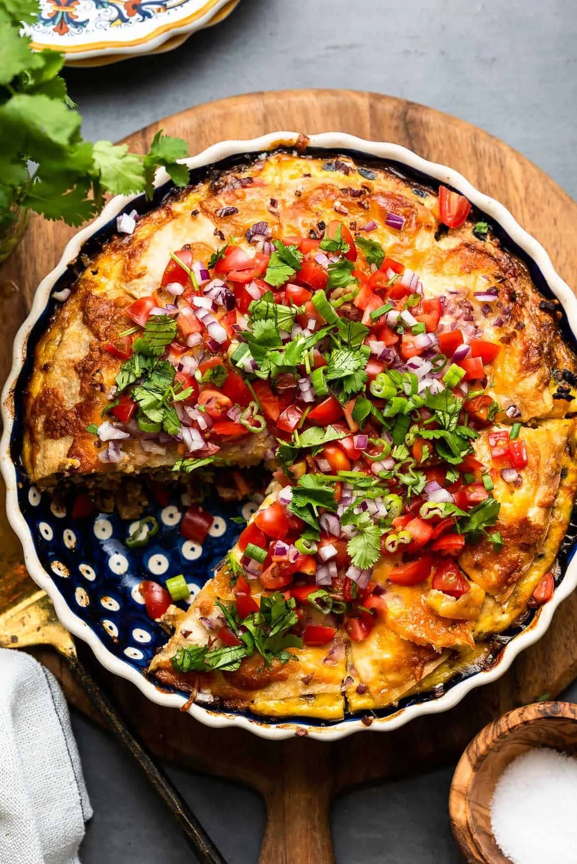 Not Just for Breakfast Tortilla Pie
