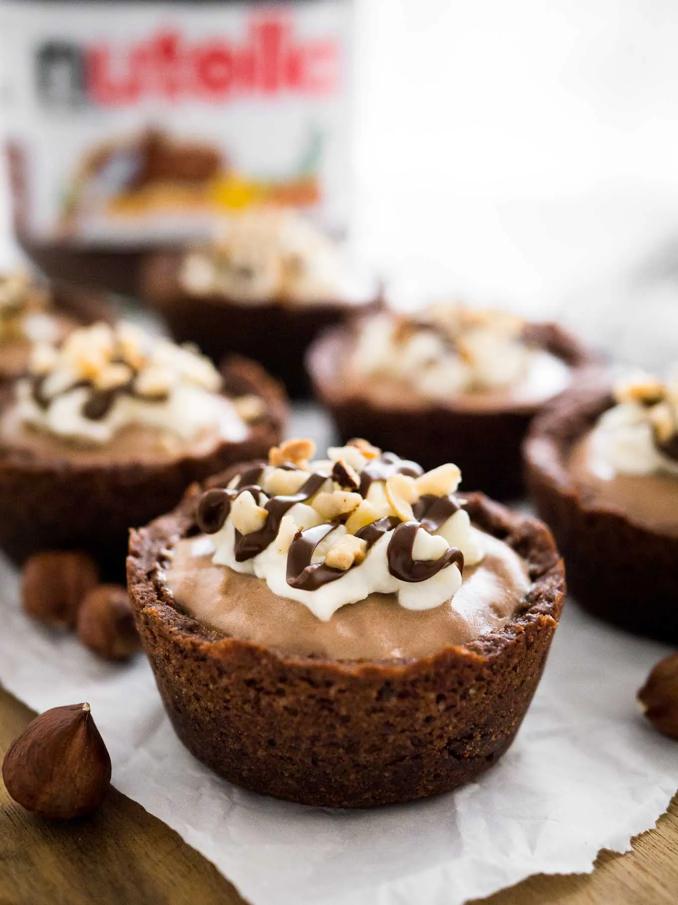 Nutella Mousse Cookie Cups
