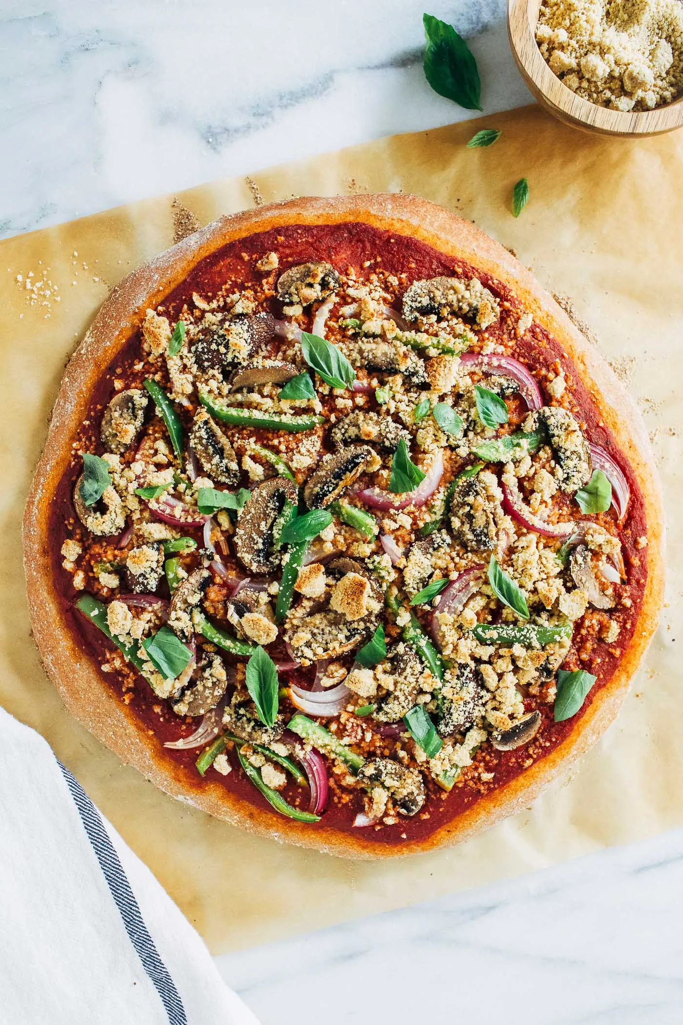 Oil Free Yeast Free Spelt Pizza Crust Vegan