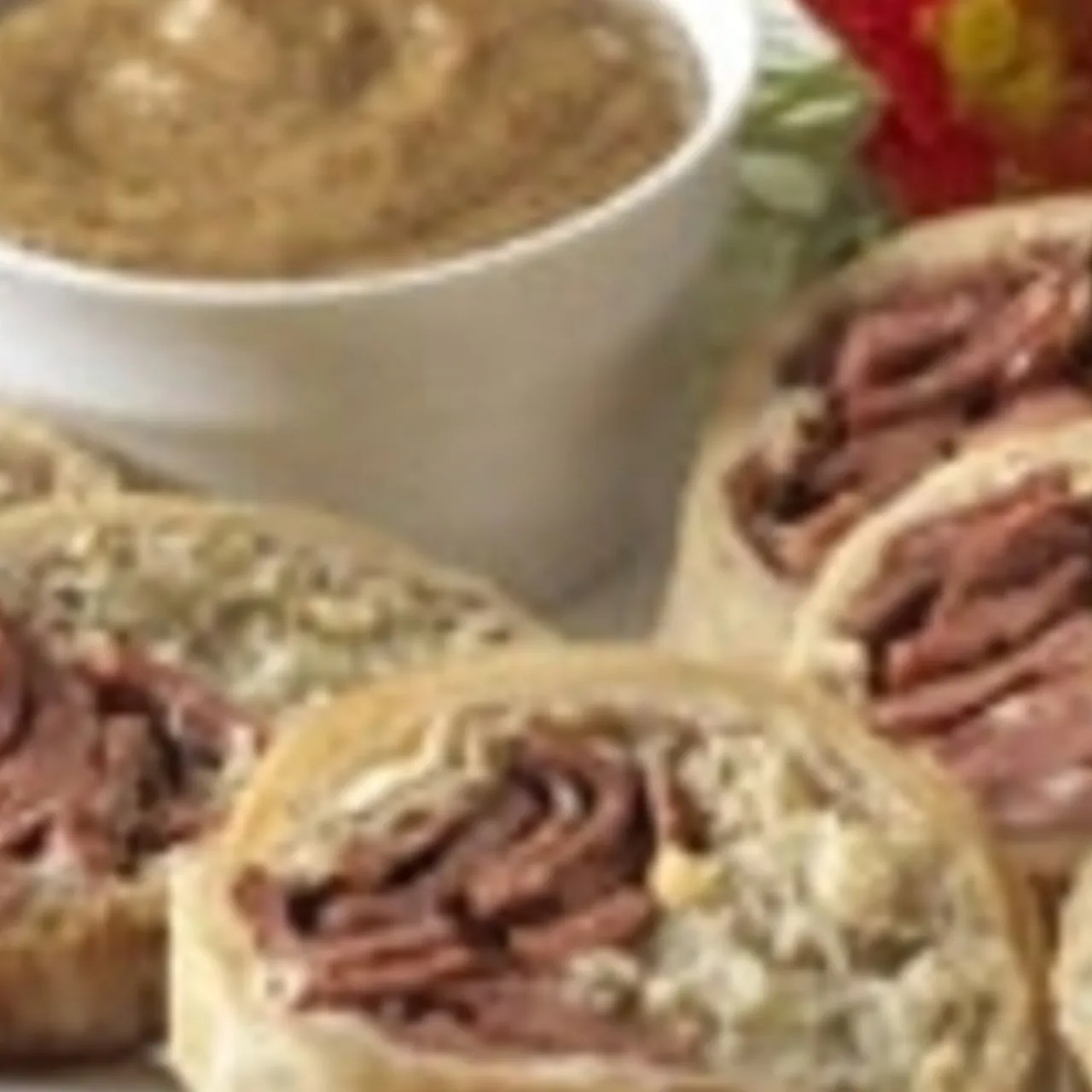 Oktoberfest Strudel with Mustard Sauce