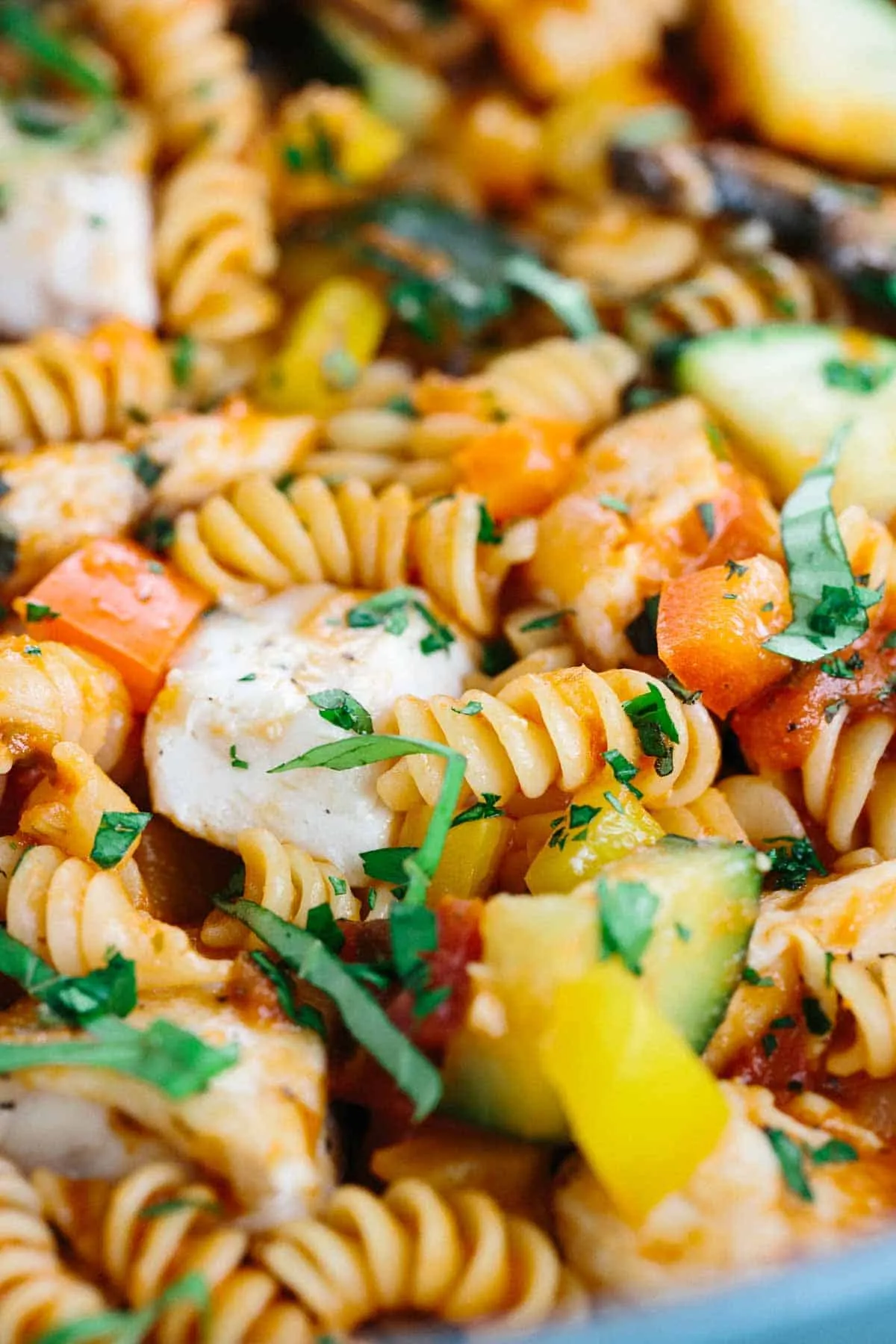 One Pot Chicken Cacciatore Pasta